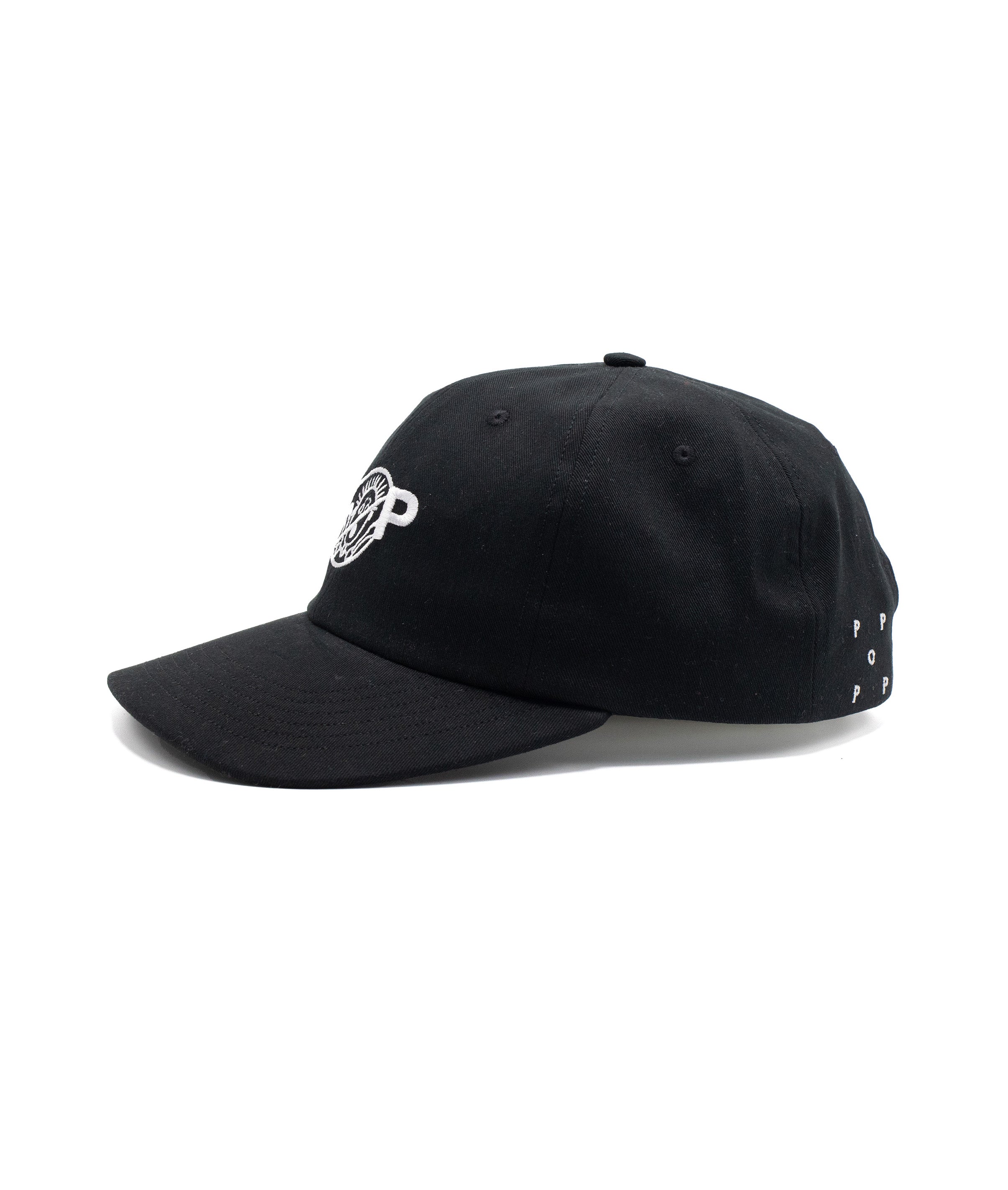 "NO" SIXPANEL HAT (BLACK)-2