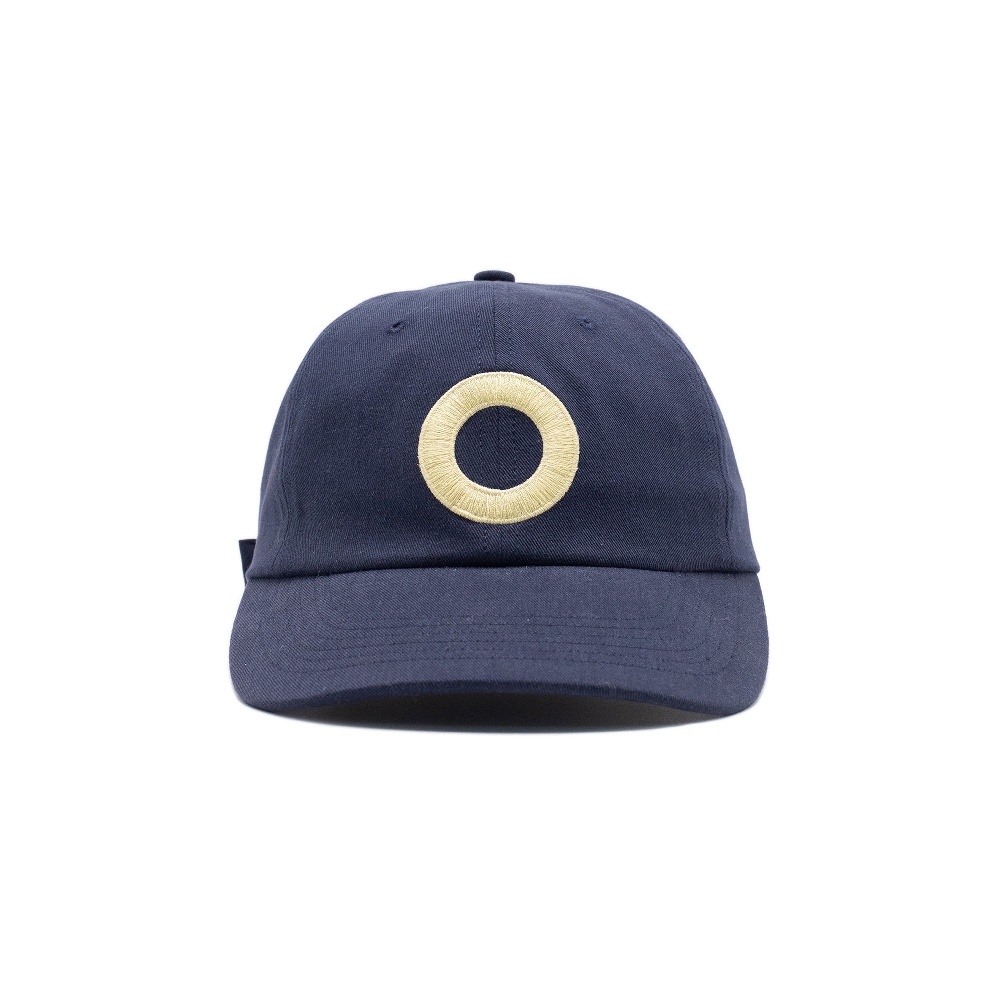 "O" SIXPANEL HAT (NAVY)-1