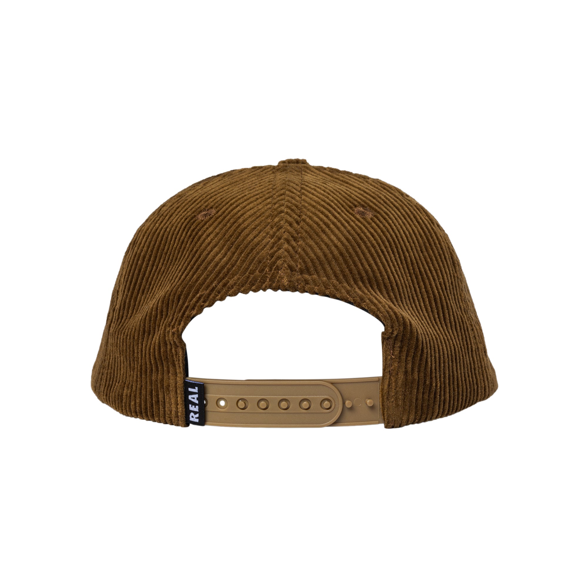 "BUBBLE OVAL" SNAPBACK HAT (BROWN)