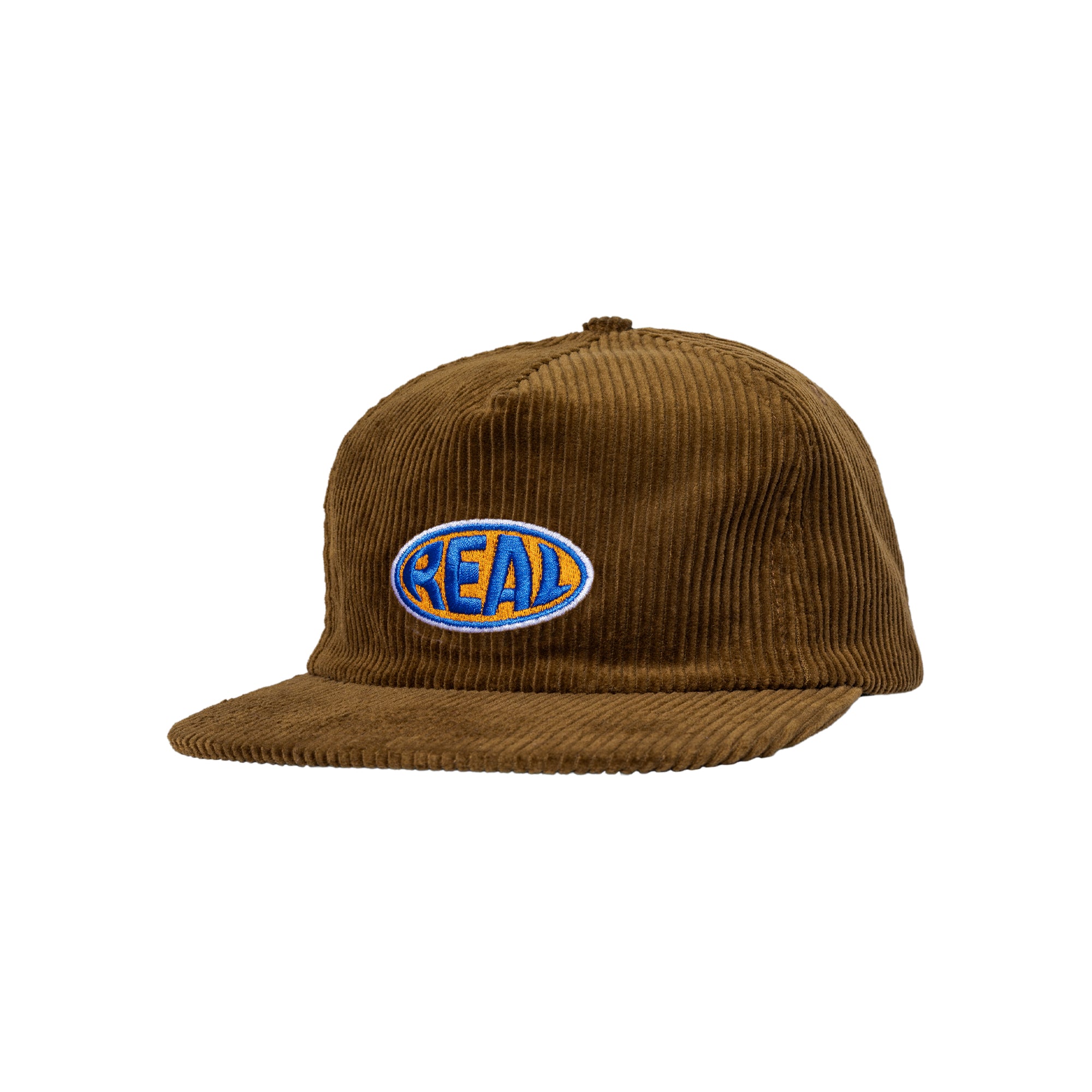 "BUBBLE OVAL" SNAPBACK HAT (BROWN)