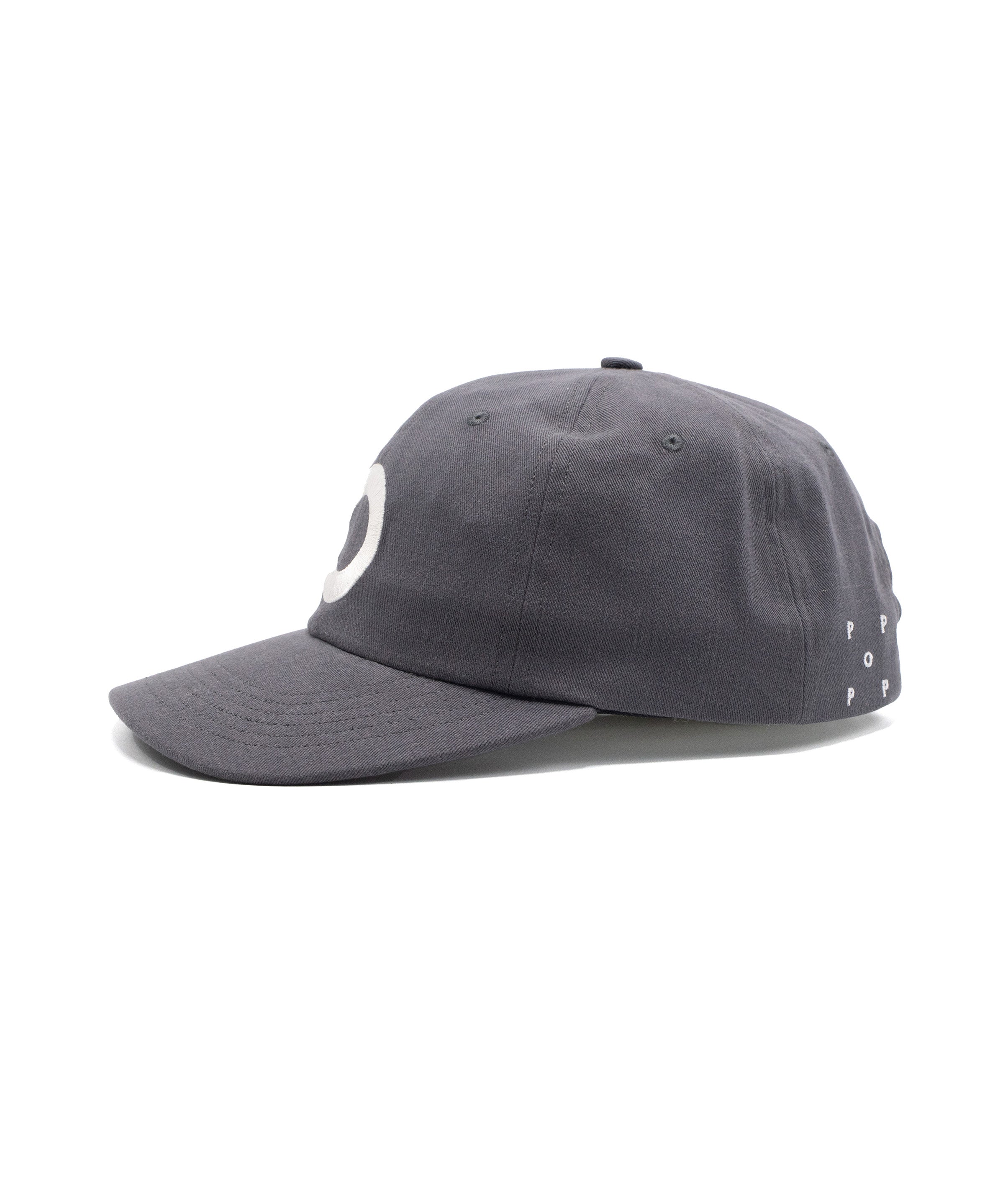 "O" SIXPANEL HAT (CHARCOAL)-2