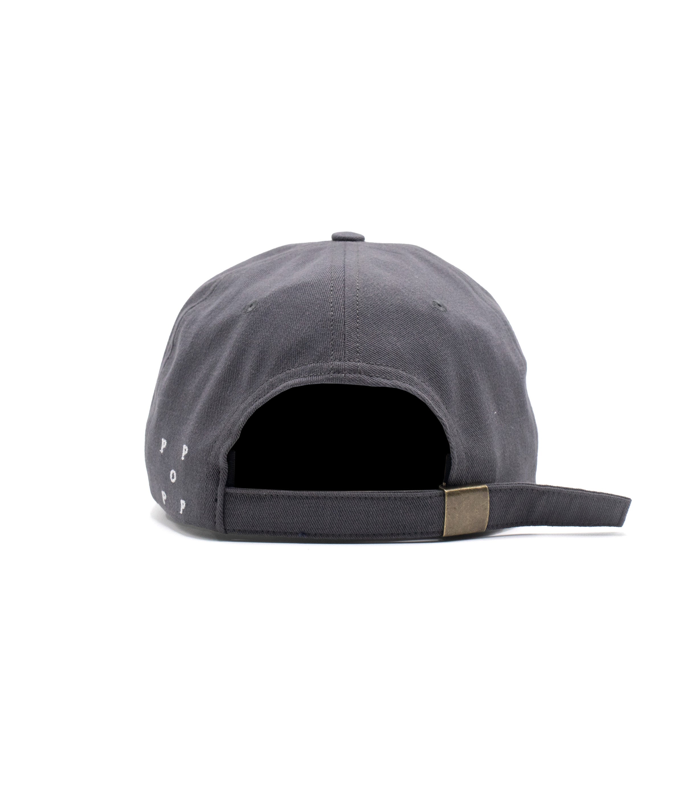 "O" SIXPANEL HAT (CHARCOAL)-3