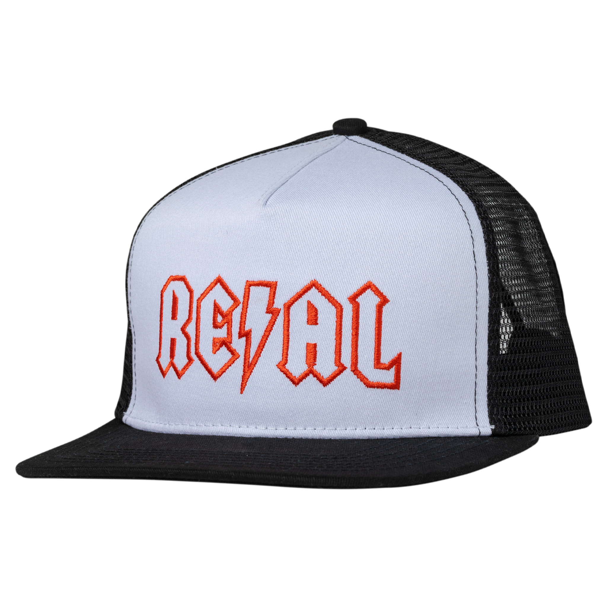 "DEEDS" SNAPBACK HAT (WHITE/BLACK/RED)