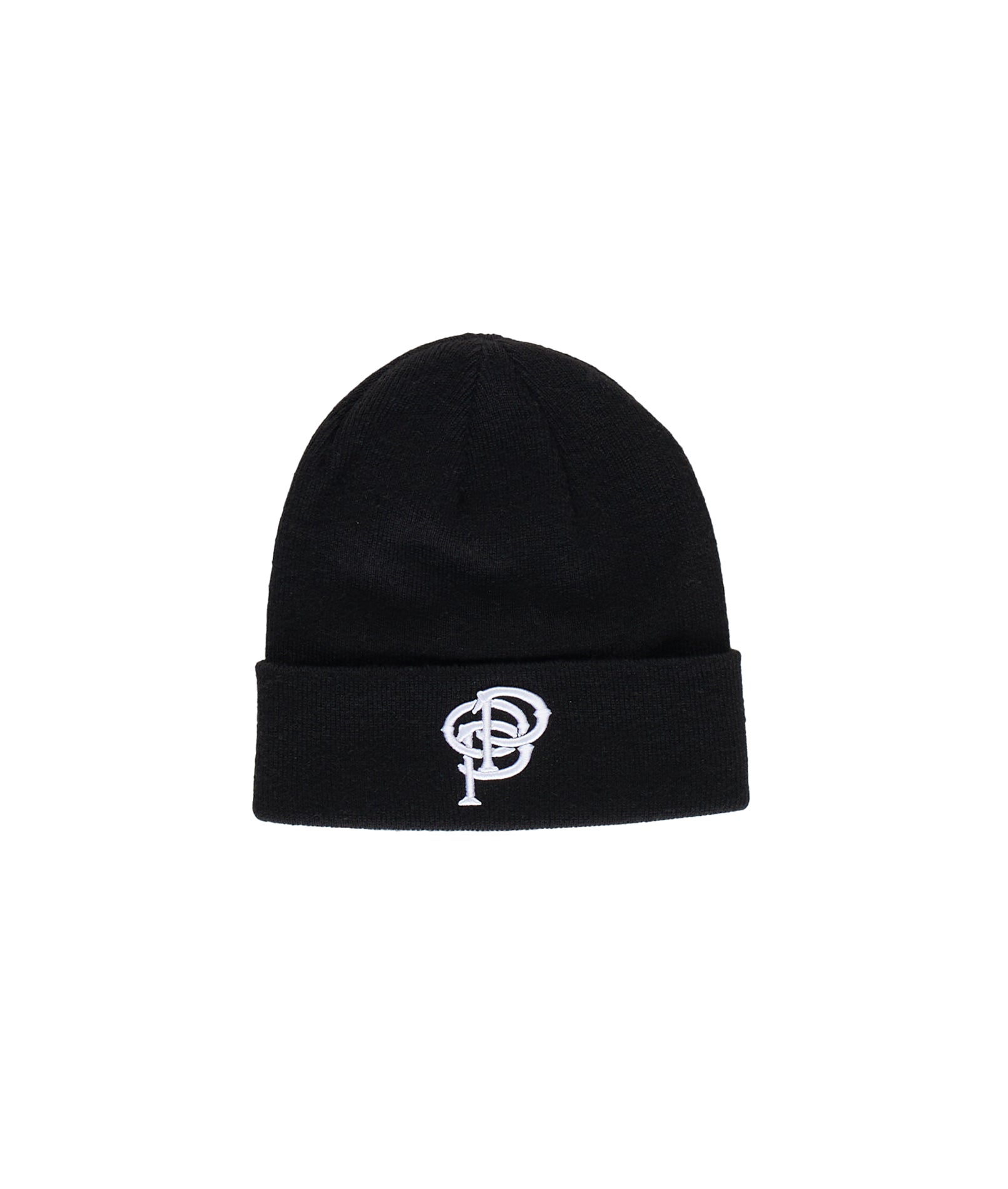 POP TRADING CO. - "INITIALS" BEANIE (BLACK)