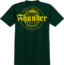 Load image into Gallery viewer, THUNDER TRUCKS - &quot;WORLDWIDE&quot; T-SHIRT (FOREST GREEN)
