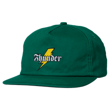 Load image into Gallery viewer, THUNDER TRUCKS - &quot;BOLT SCRIPT&quot; SNAPBACK HAT (TEAL)
