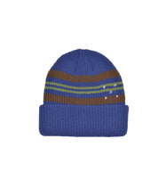 Afbeelding in Gallery-weergave laden, POP TRADING CO. - &quot;STRIPED&quot; BEANIE (BLUE)
