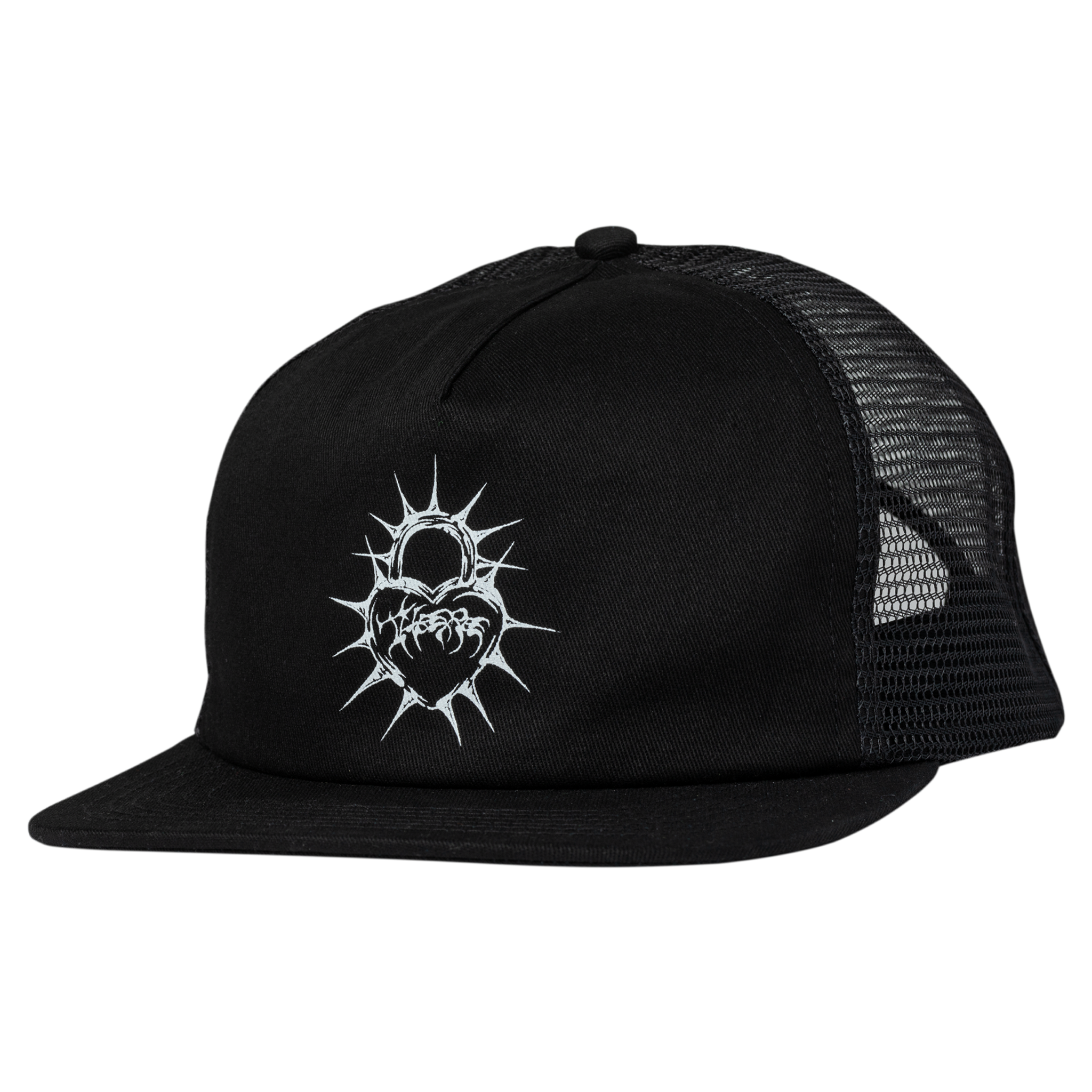THERE SKATEBOARDS - "HEART" SNAPBACK HAT (BLACK)