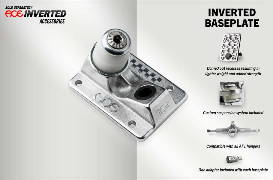 ACE TRUCKS - "AF1 INVERTED" BASEPLATES (FITS ALL ACE HANGERS)