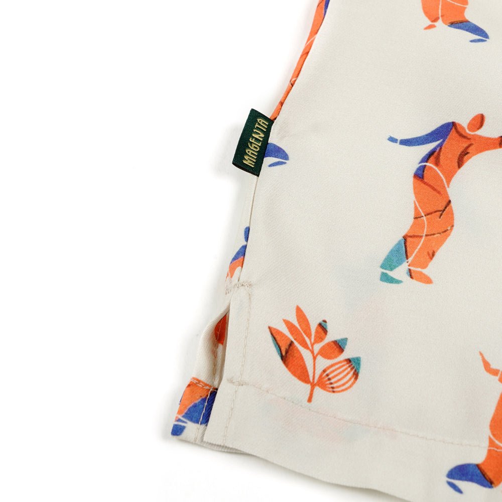 "BALLET" VISCOSE SHIRT (SIZE L)-4
