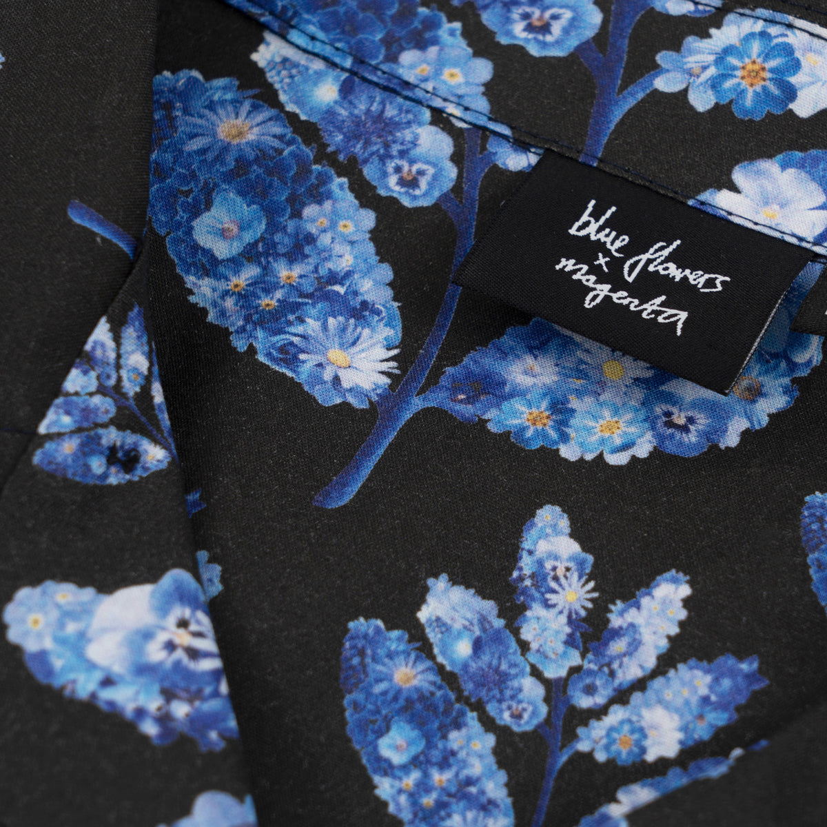 "BLUE FLOWERS" SHIRT-3