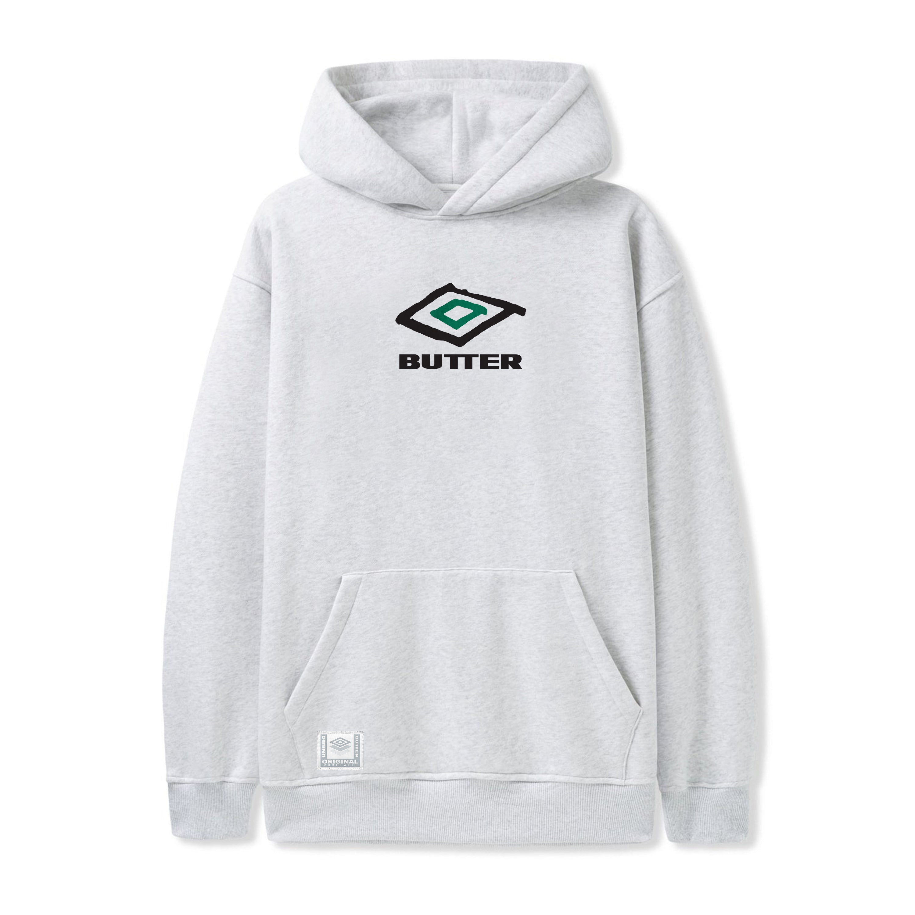 "BALL" HOODIE (HEATHER GREY)