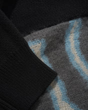 Afbeelding in Gallery-weergave laden, BUTTER GOODS - &quot;BEETLE&quot; ZIP-THRU KNIT SWEATER (BLACK)
