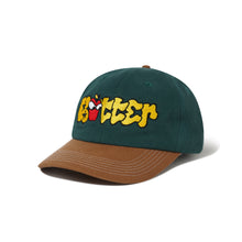 Load image into Gallery viewer, BUTTER GOODS - &quot;BIG APPLE&quot; 6 PANEL HAT (FOREST/BROWN)
