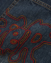 Afbeelding in Gallery-weergave laden, BUTTER GOODS - &quot;BLOTCH&quot; DENIM PANTS (STREAKY NAVY)
