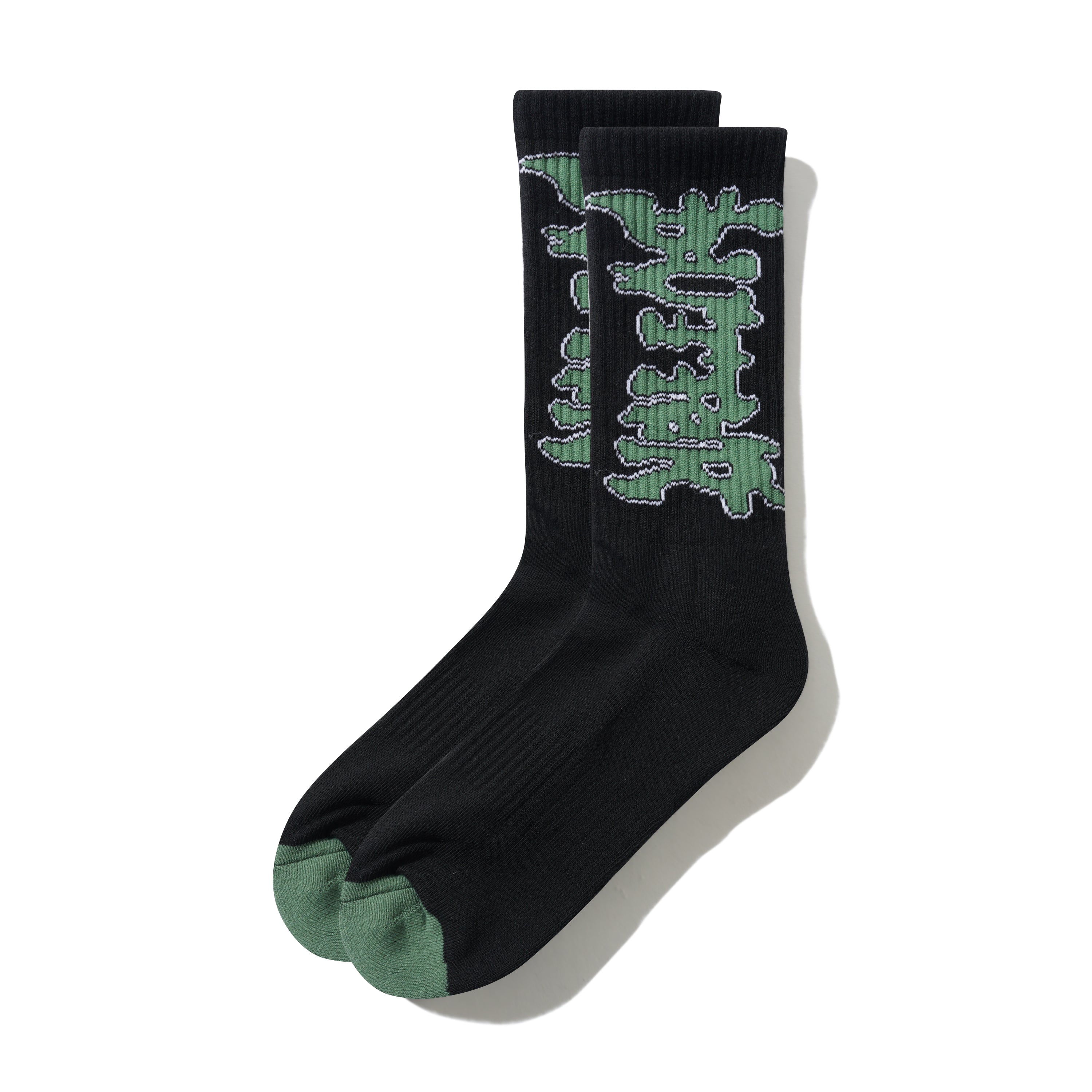 "BLOTCH" SOCKS (BLACK)
