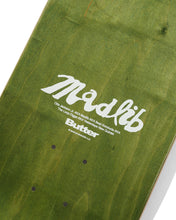 Cargar imagen en el visor de la galería, BUTTER GOODS X MADLIB - "BOMB SHELTER" DECK (8.25")
