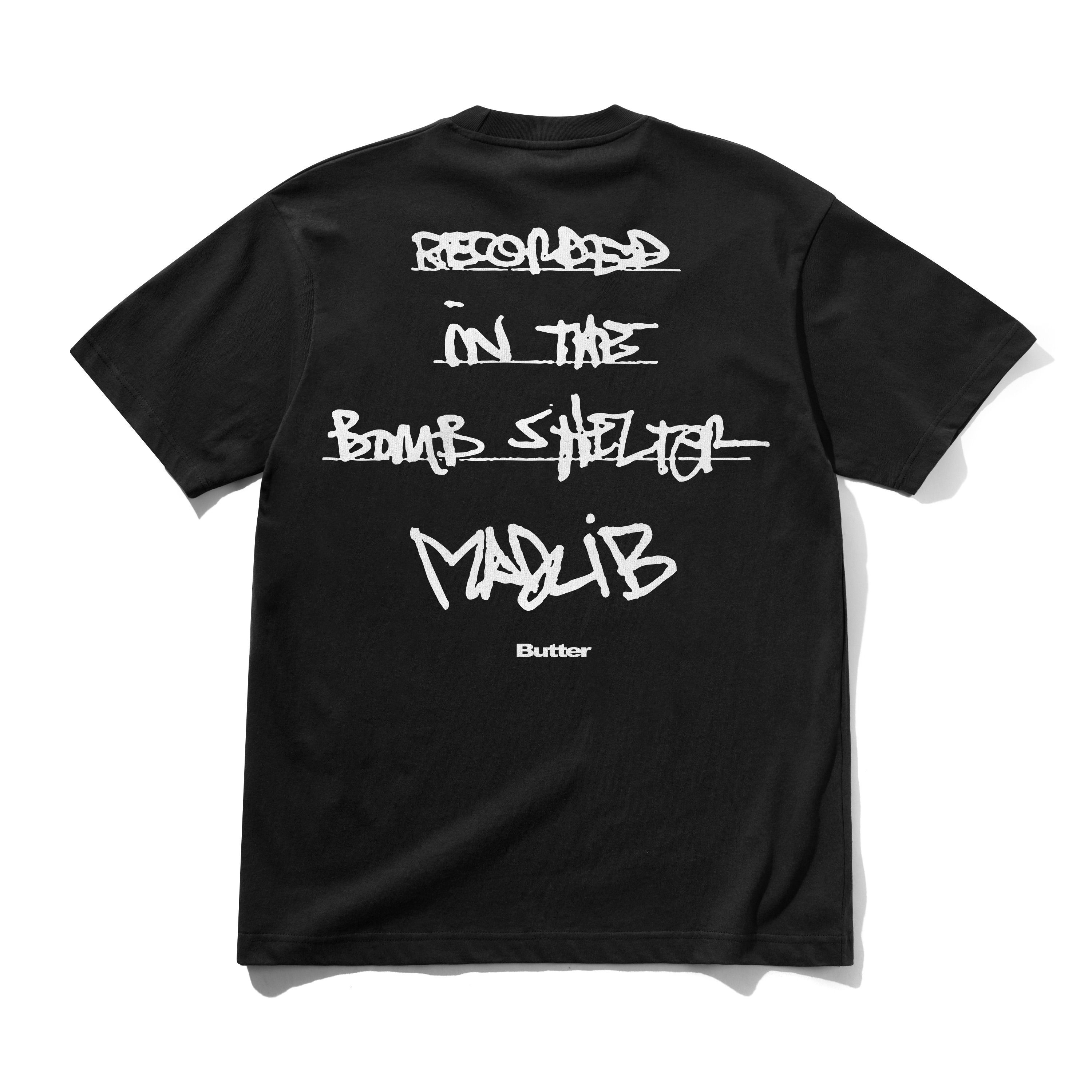 "BOMB SHELTER" T-SHIRT (BLACK)