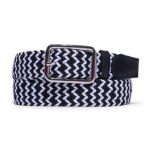 Charger l&#39;image dans la galerie, BUTTER GOODS - &quot;BRAIDED&quot; BELT (BLACK/WHITE)
