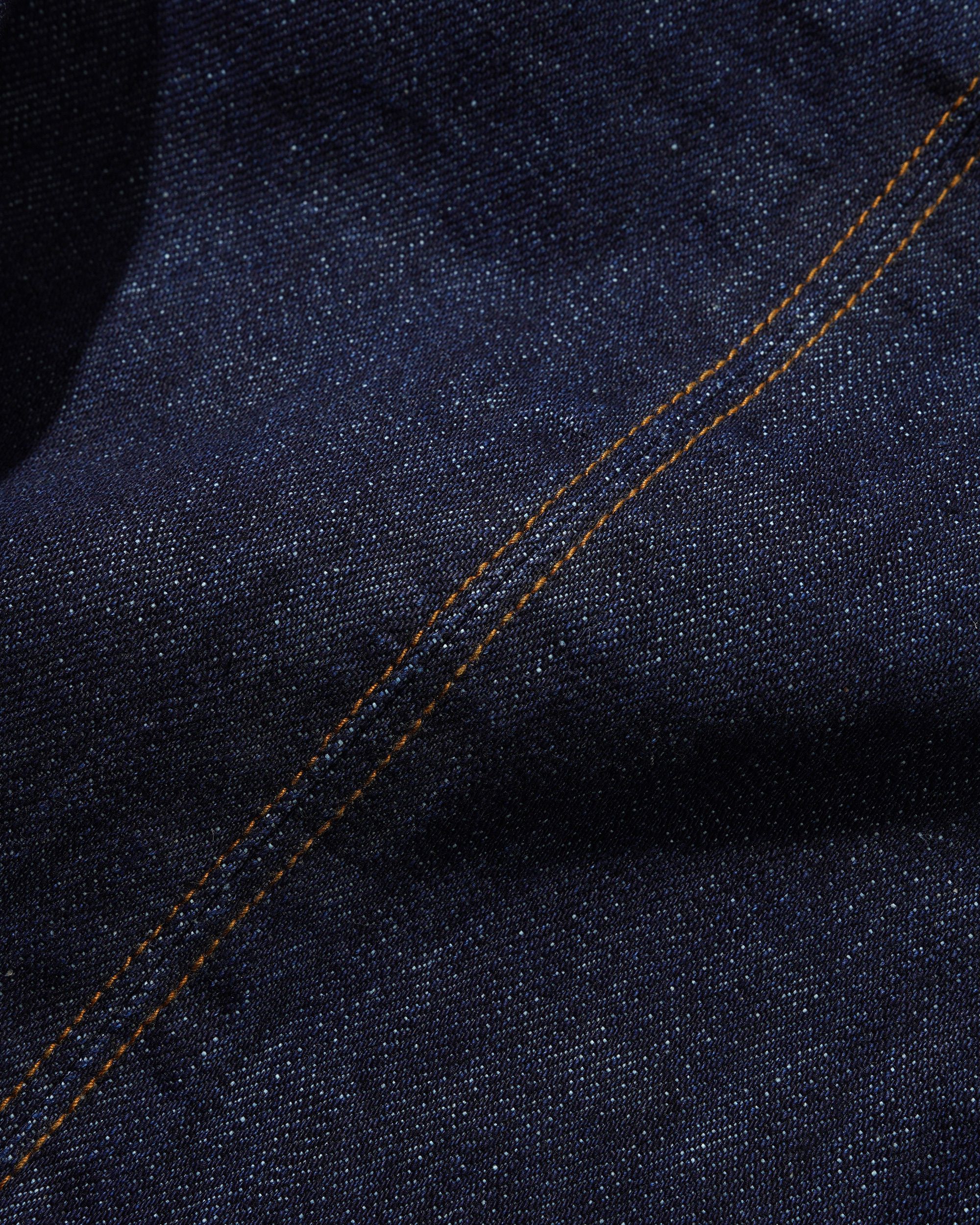 "BULL" SELVEDGE DENIM JACKET (RAW INDIGO)-14