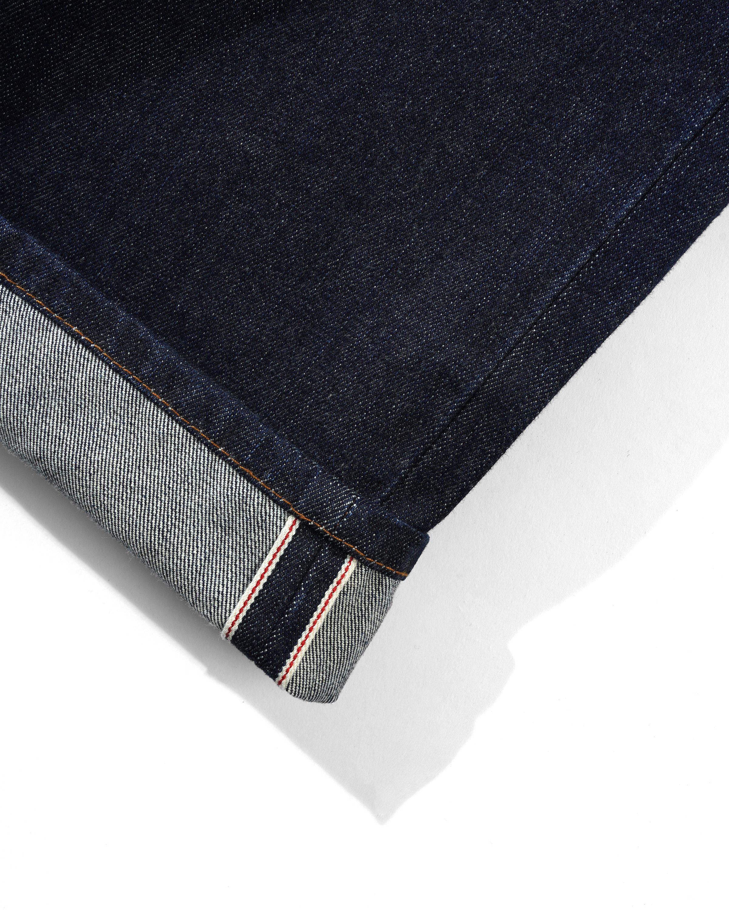 "BULL" SELVEDGE DENIM PANTS (RAW INDIGO)-4