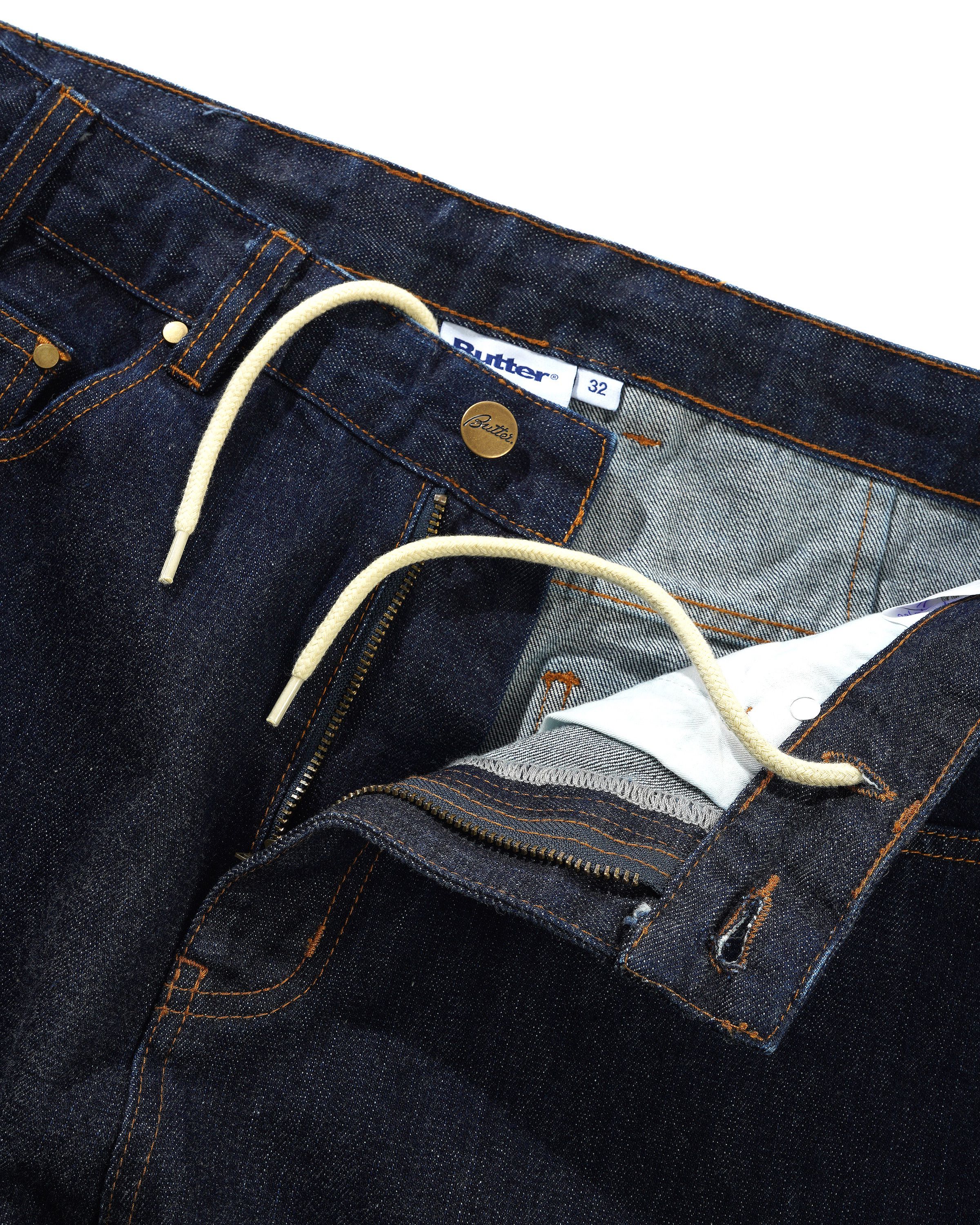 "BULL" SELVEDGE DENIM PANTS (RAW INDIGO)-5