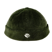 Load image into Gallery viewer, MAGENTA SKATEBOARDS - &quot;CORD&quot; SAILOR BEANIE (KHAKI GREEN)
