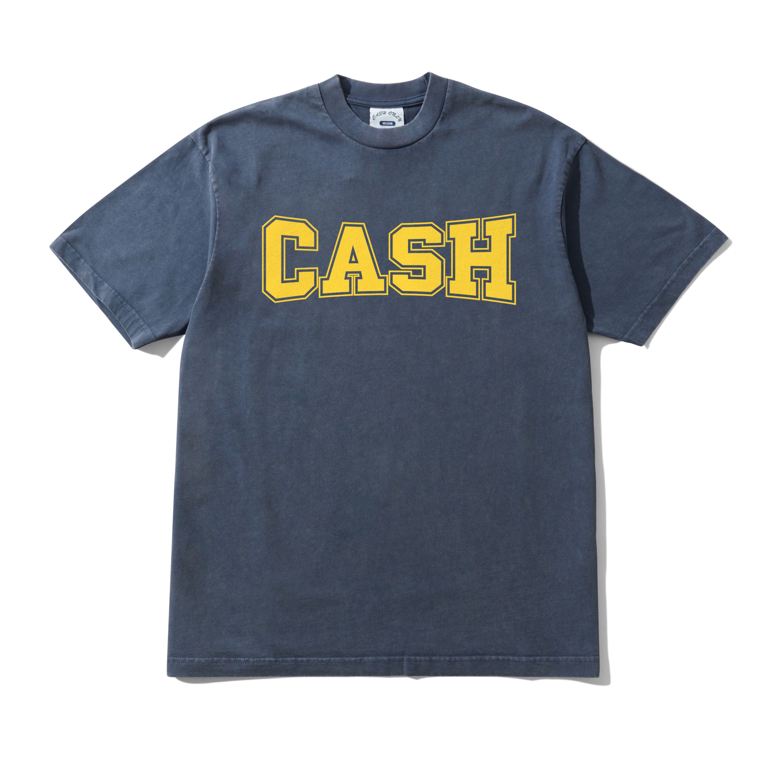 "CAMPUS" T-SHIRT (WASHED NAVY)