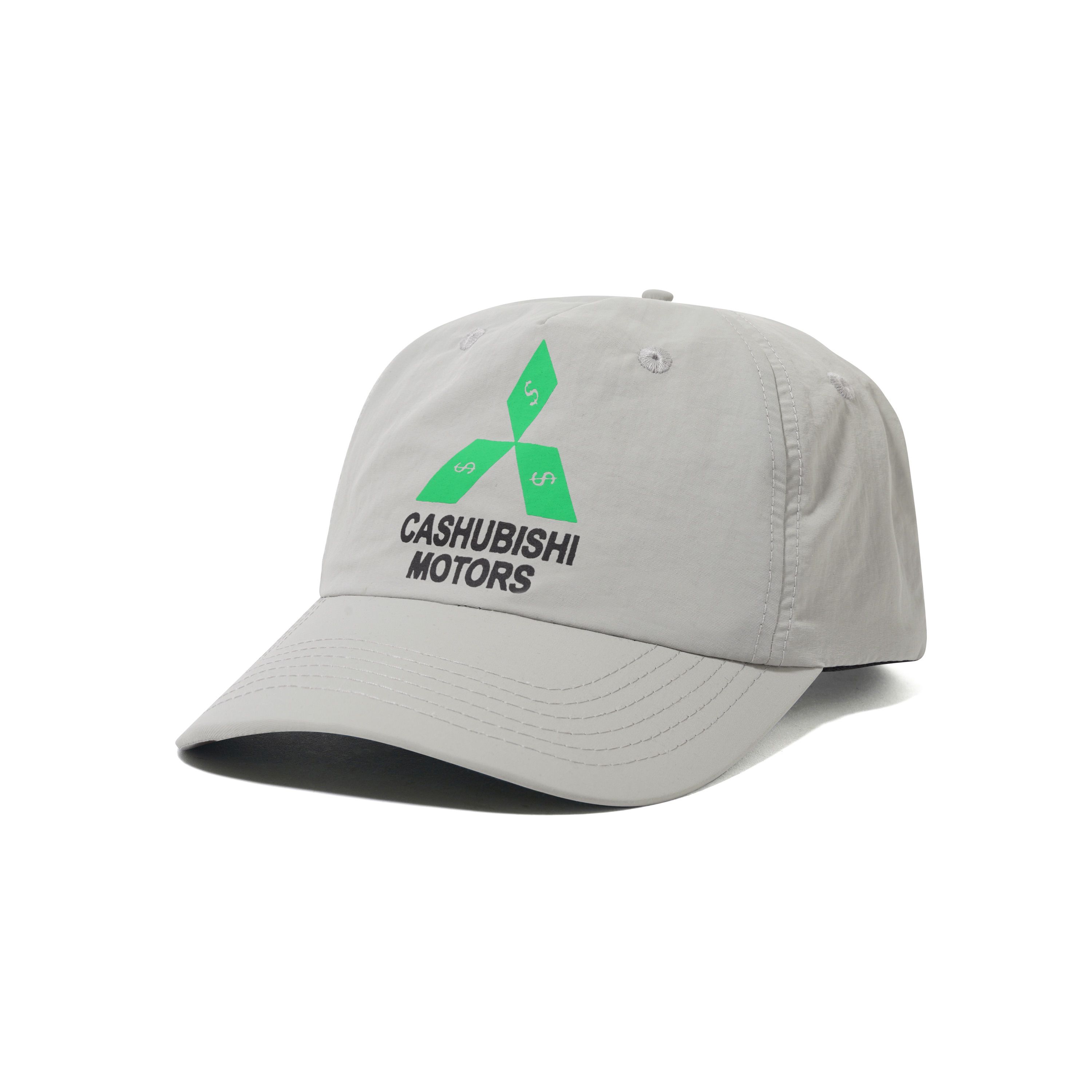 "CASHUBISHI" 5 PANEL HAT (LIGHT GREY)