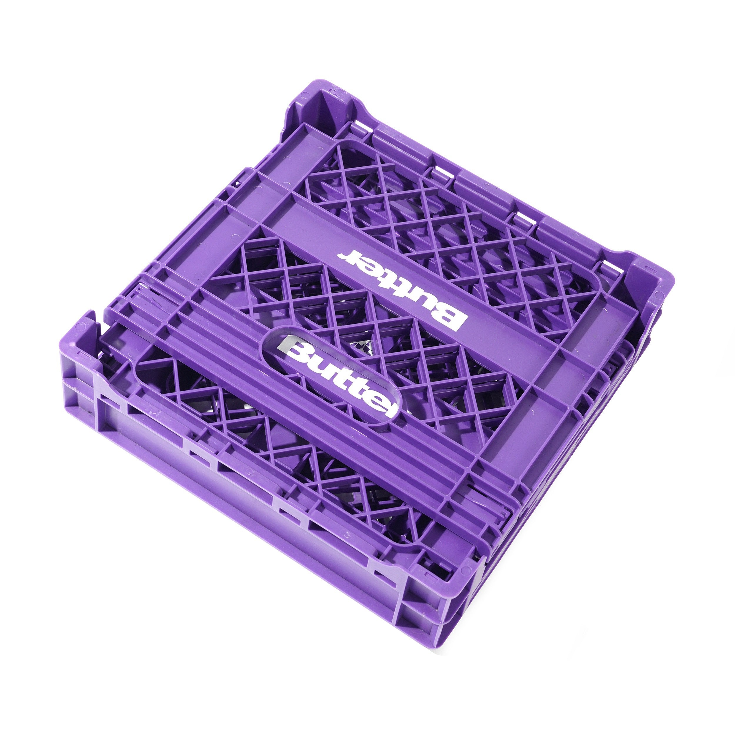 BUTTER GOODS - "COLLAPSIBLE" RECORD CRATE (PURPLE)