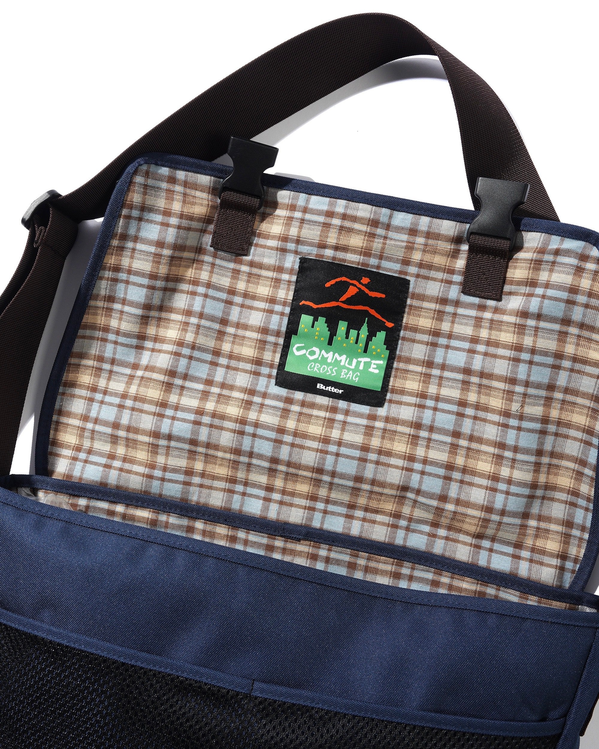 BUTTER GOODS - "COMMUTE" SIDE BAG (NAVY)