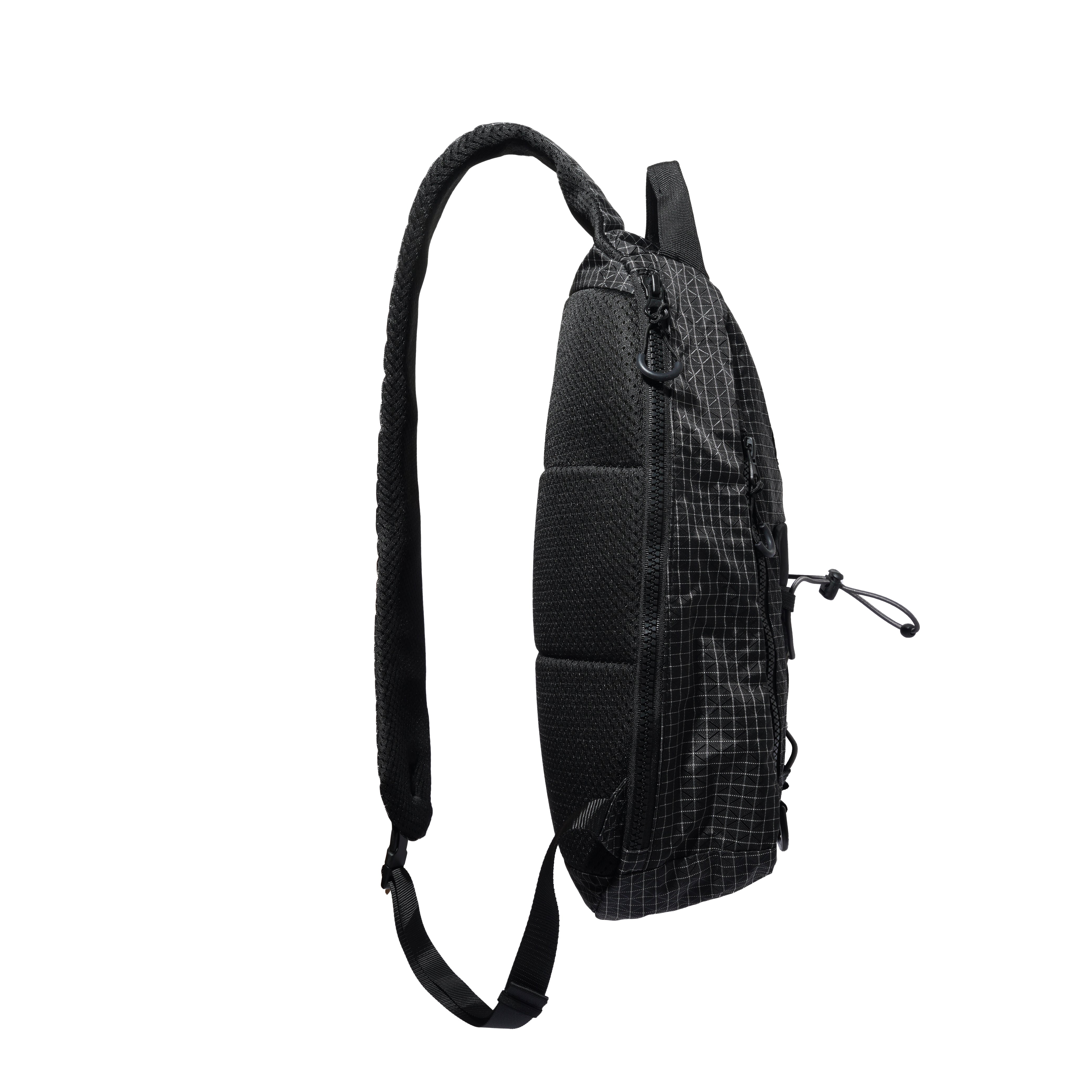 "EXPRESS" CORDURA SHOULDER BAG (BLACK)-3