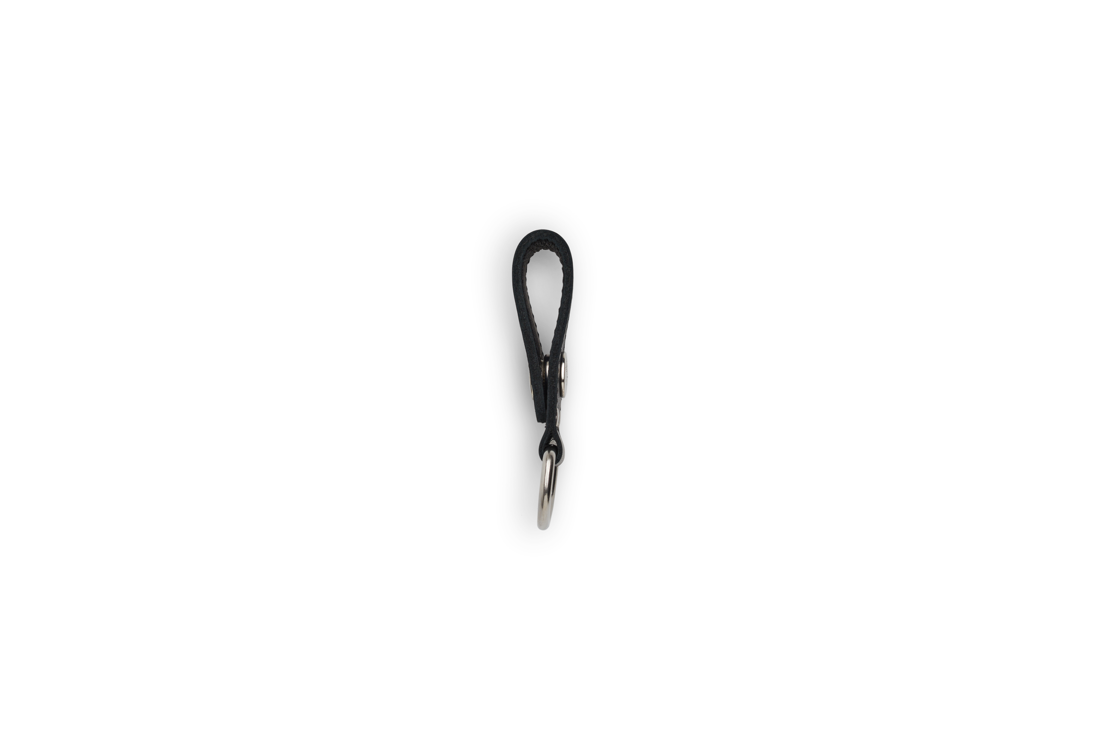 "BELT LOOP" LEATHER KEY HOLDER (BLACK)-3
