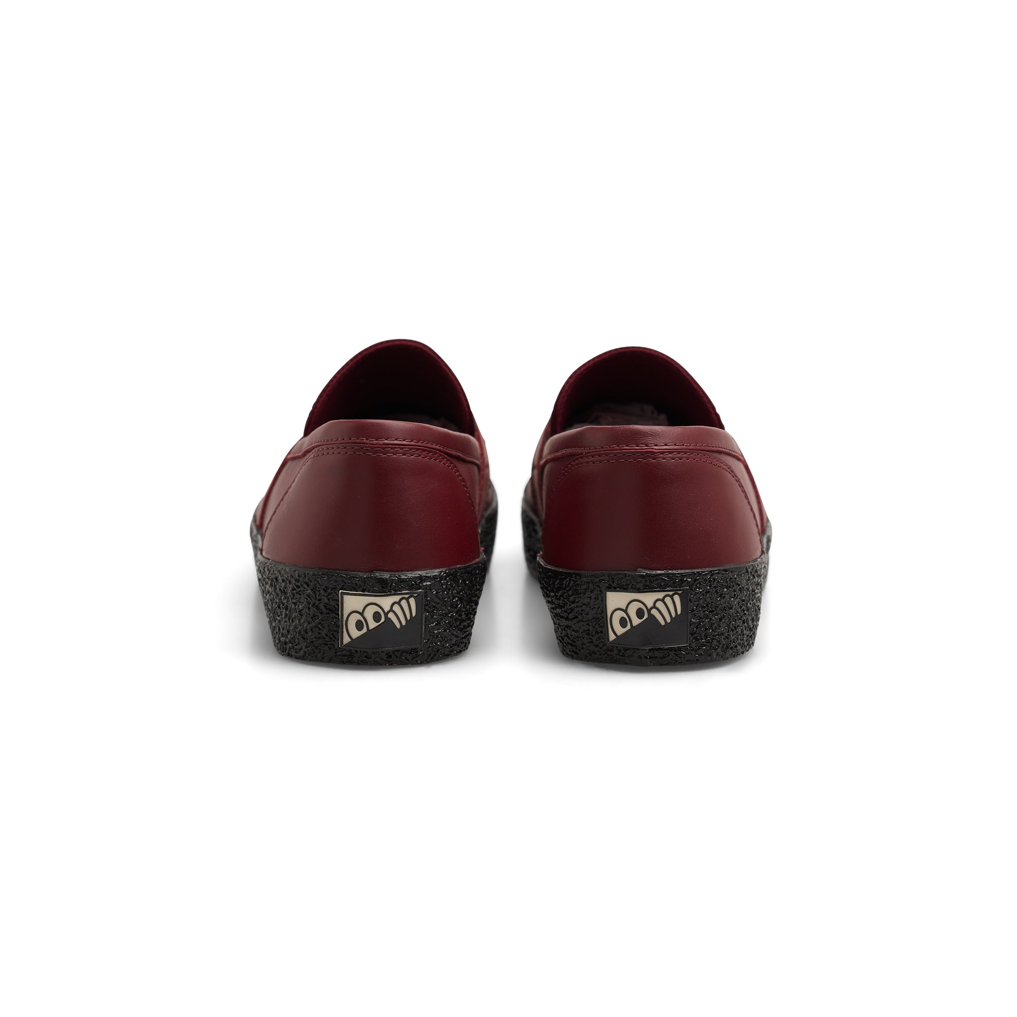 "VM005" LEATHER LOAFER SHOES (OXBLOOD RED/BLACK)-4