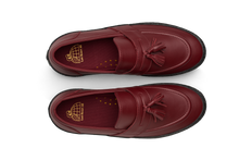 Load image into Gallery viewer, LAST RESORT AB - &quot;VM005&quot; LEATHER LOAFER SHOES (OXBLOOD RED/BLACK)
