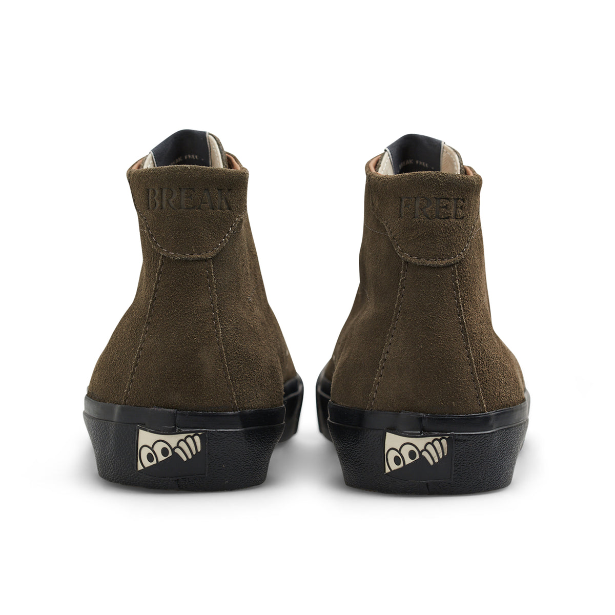"VM001 HI-UP" SUEDE SHOES (ARMY GREEN/BLACK)-4