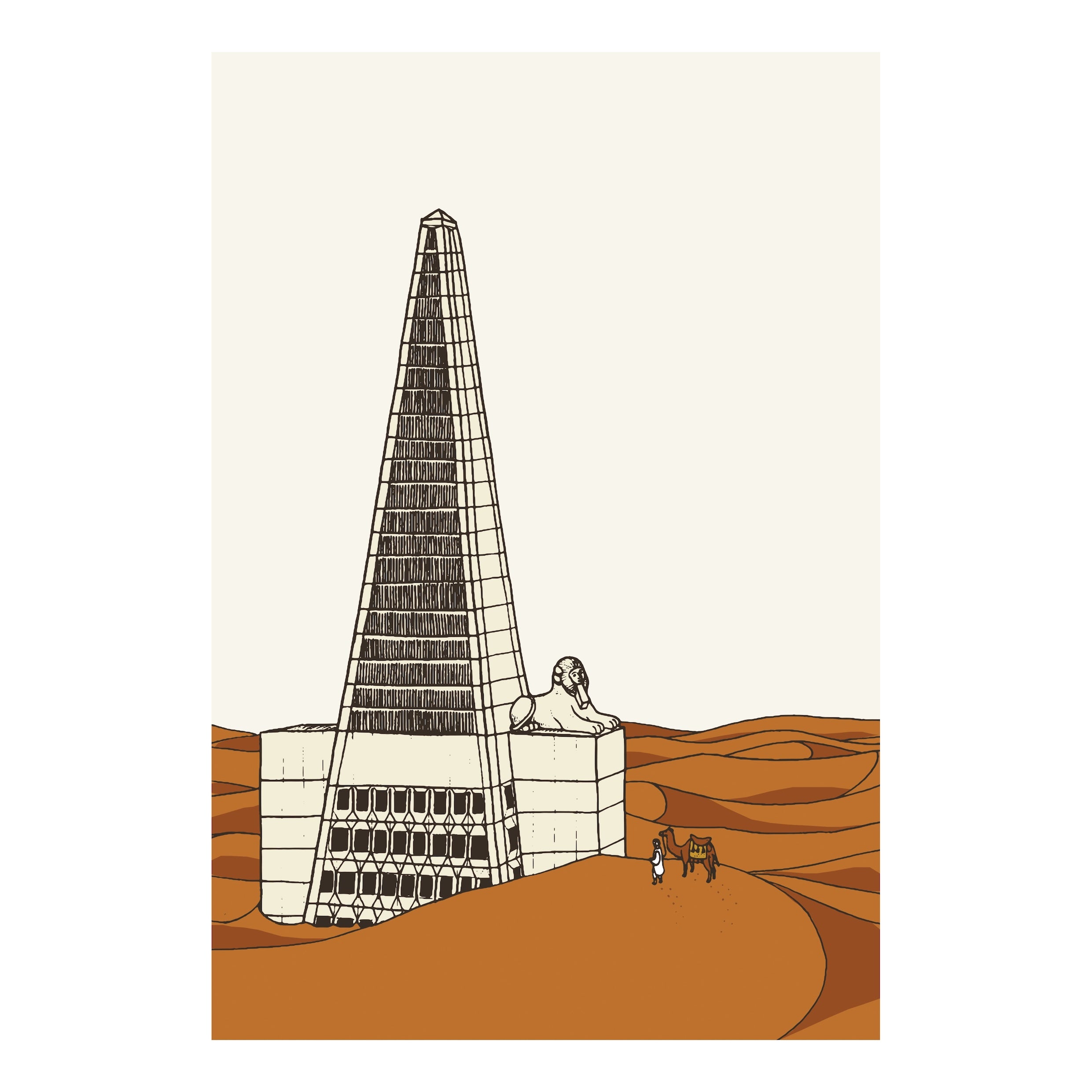 "DESERT" PRINT (A3)