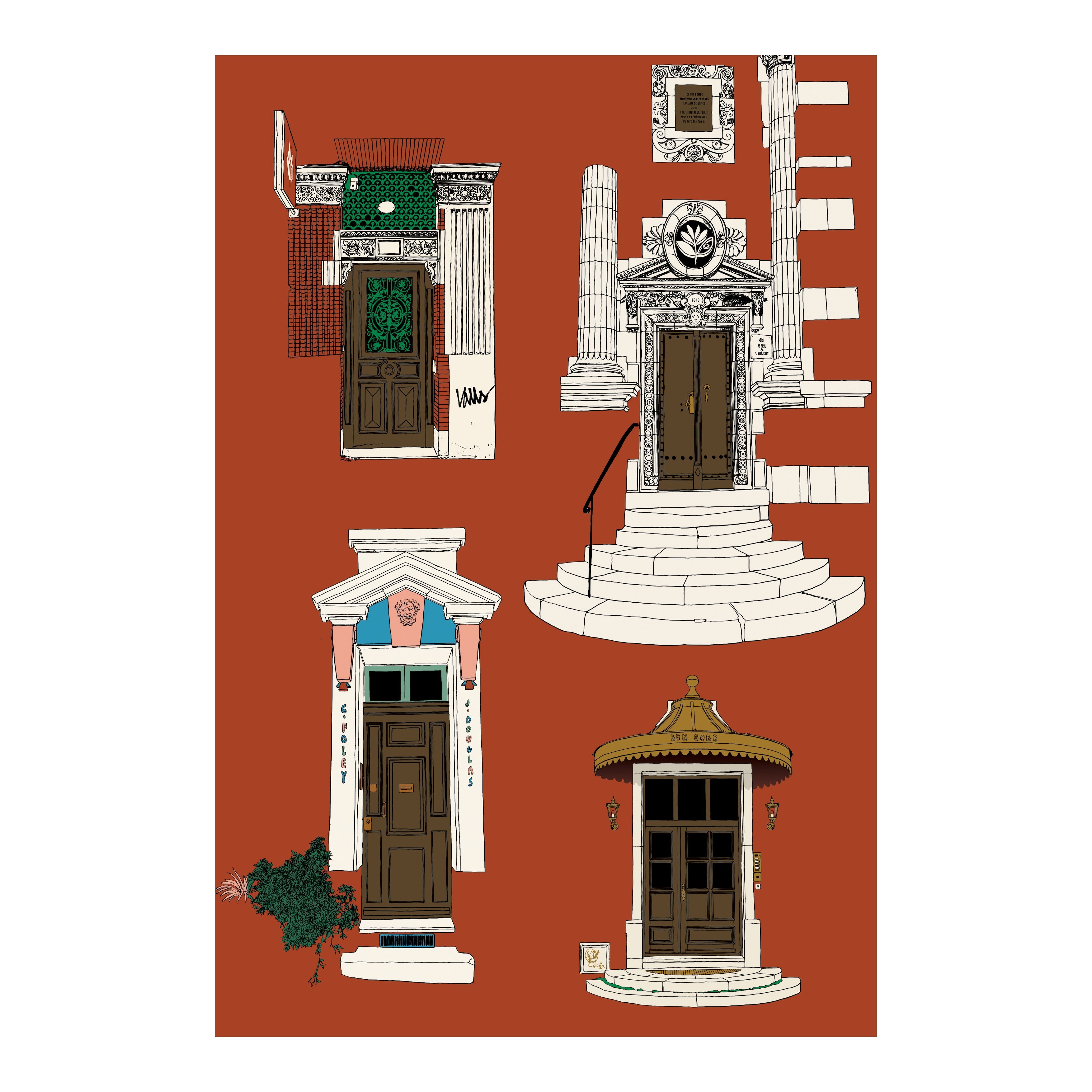 "DOORS" PRINT (A2)