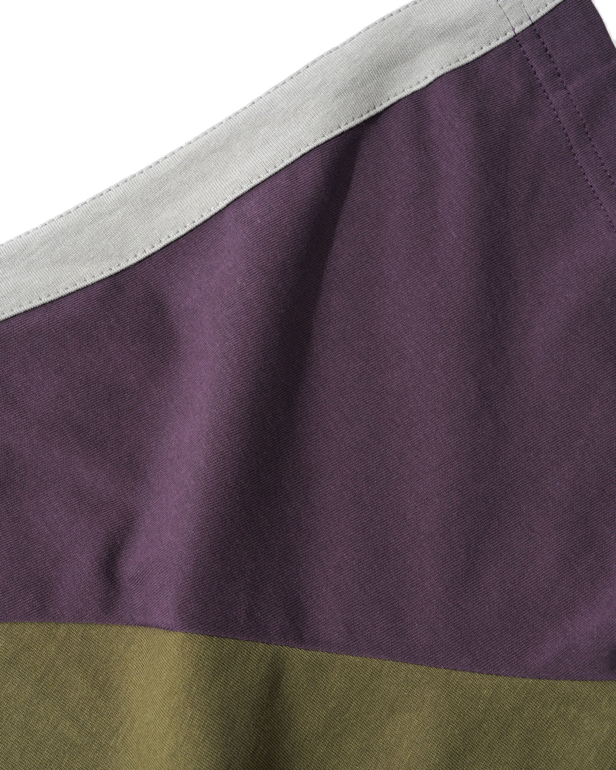 "DIAMOND LOGO" RAGLAN T-SHIRT (ARMY/EGGPLANT)-3