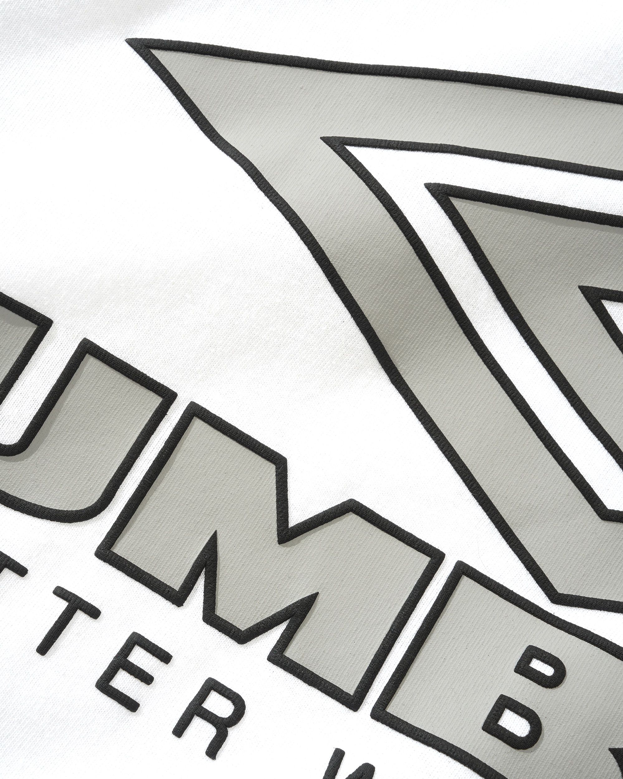 BUTTER GOODS X UMBRO - "DIAMOND LOGO" T-SHIRT (WHITE)-2