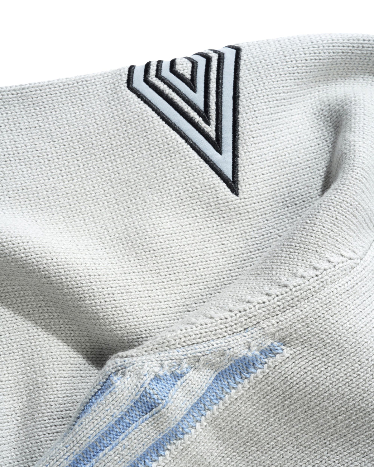 "DIAMOND" ZIP-THRU KNIT (GREY)-5