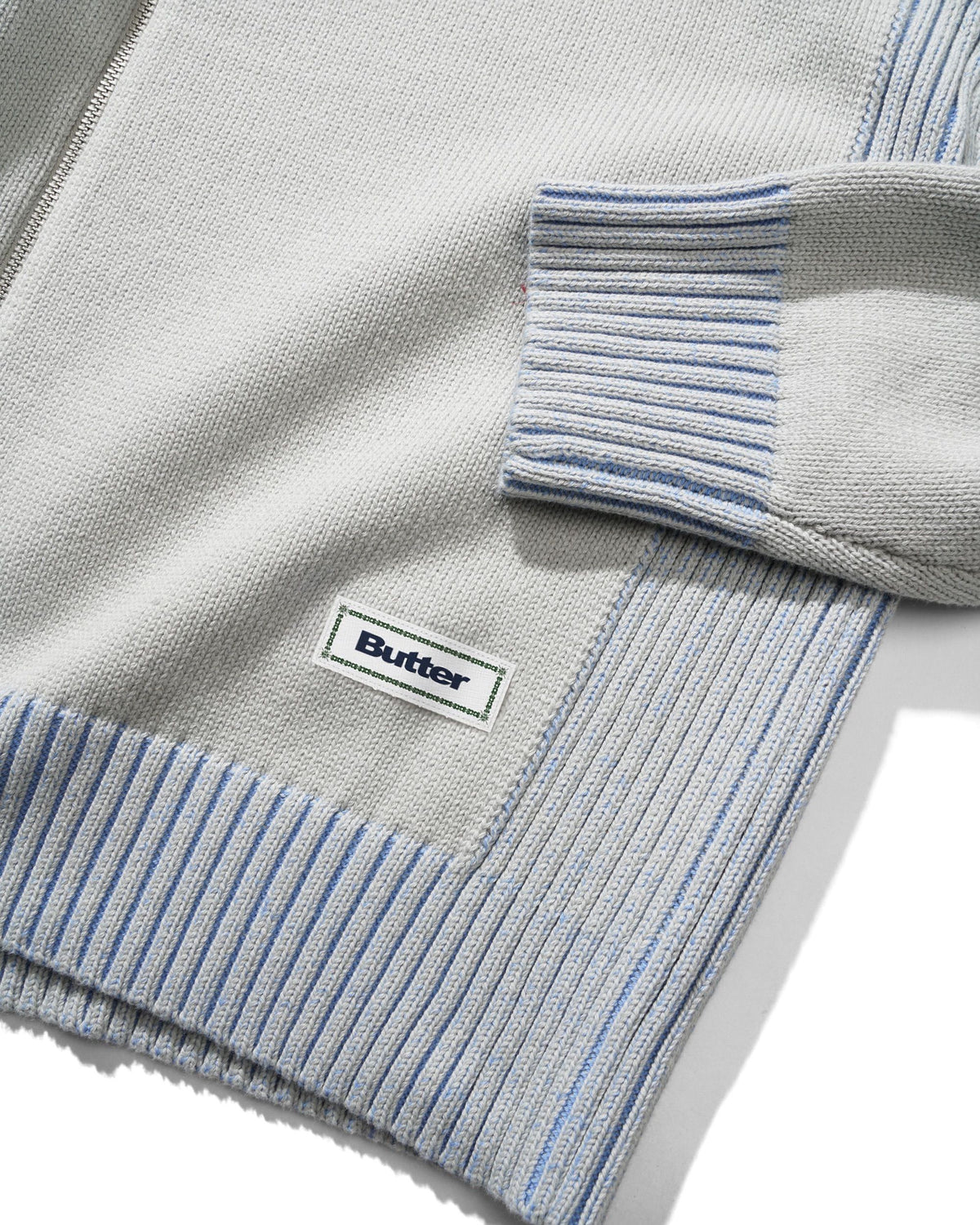 "DIAMOND" ZIP-THRU KNIT (GREY)-6