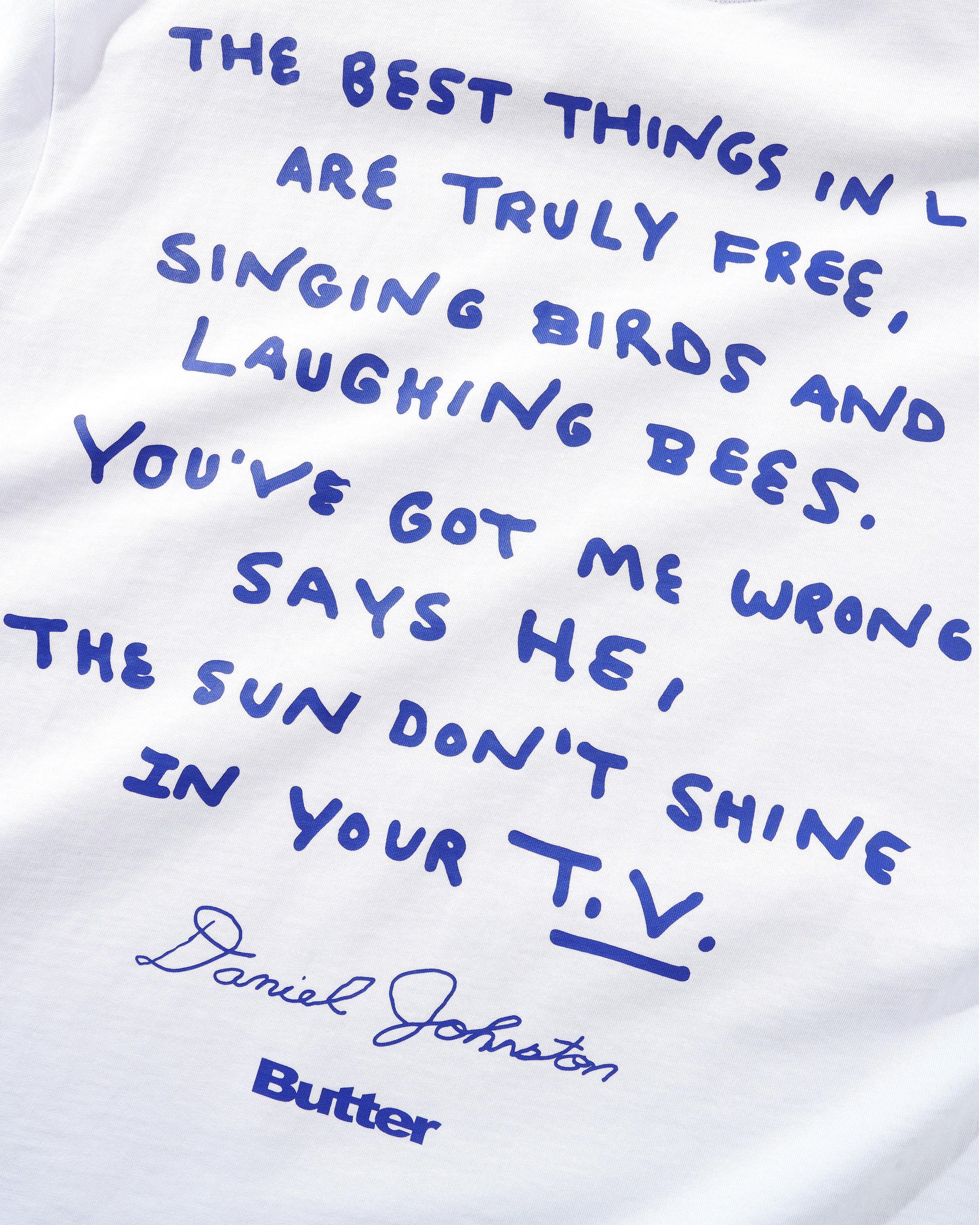 "DON'T BE SCARED" T-SHIRT (WHITE)-4