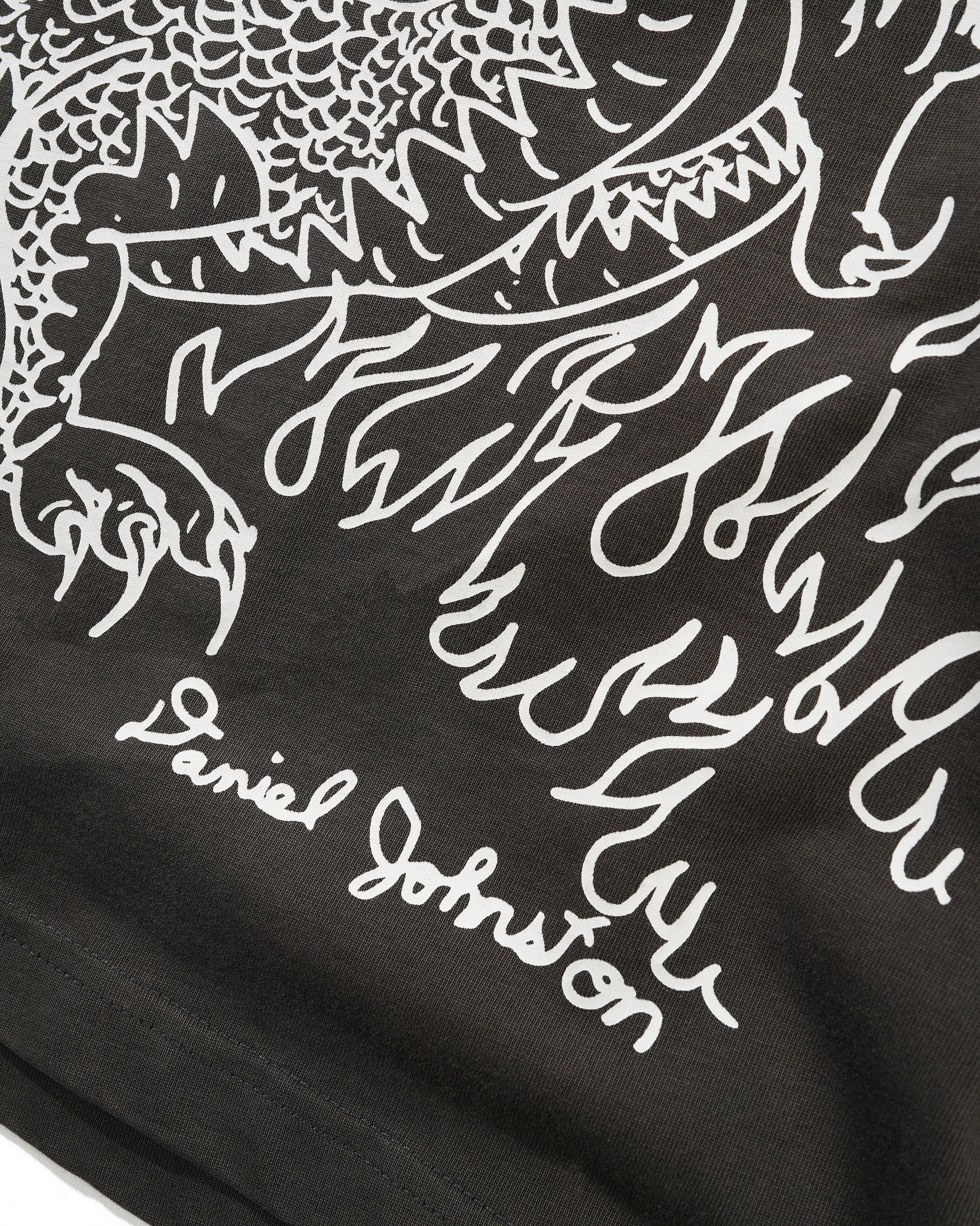 "DRAGON" T-SHIRT (WASHED BLACK)-3