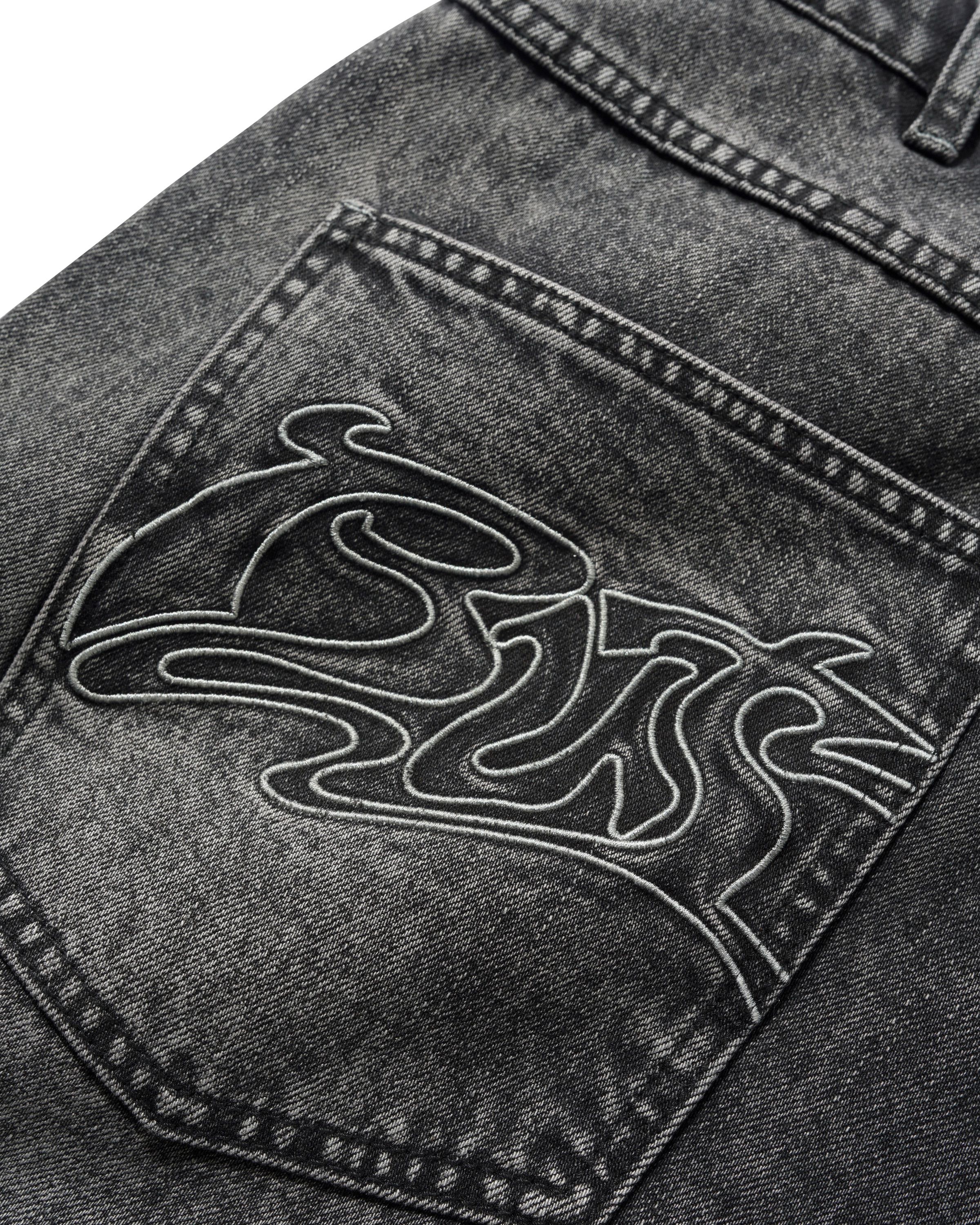 "DRUMMER" SHORTS (STREAKY BLACK)-5