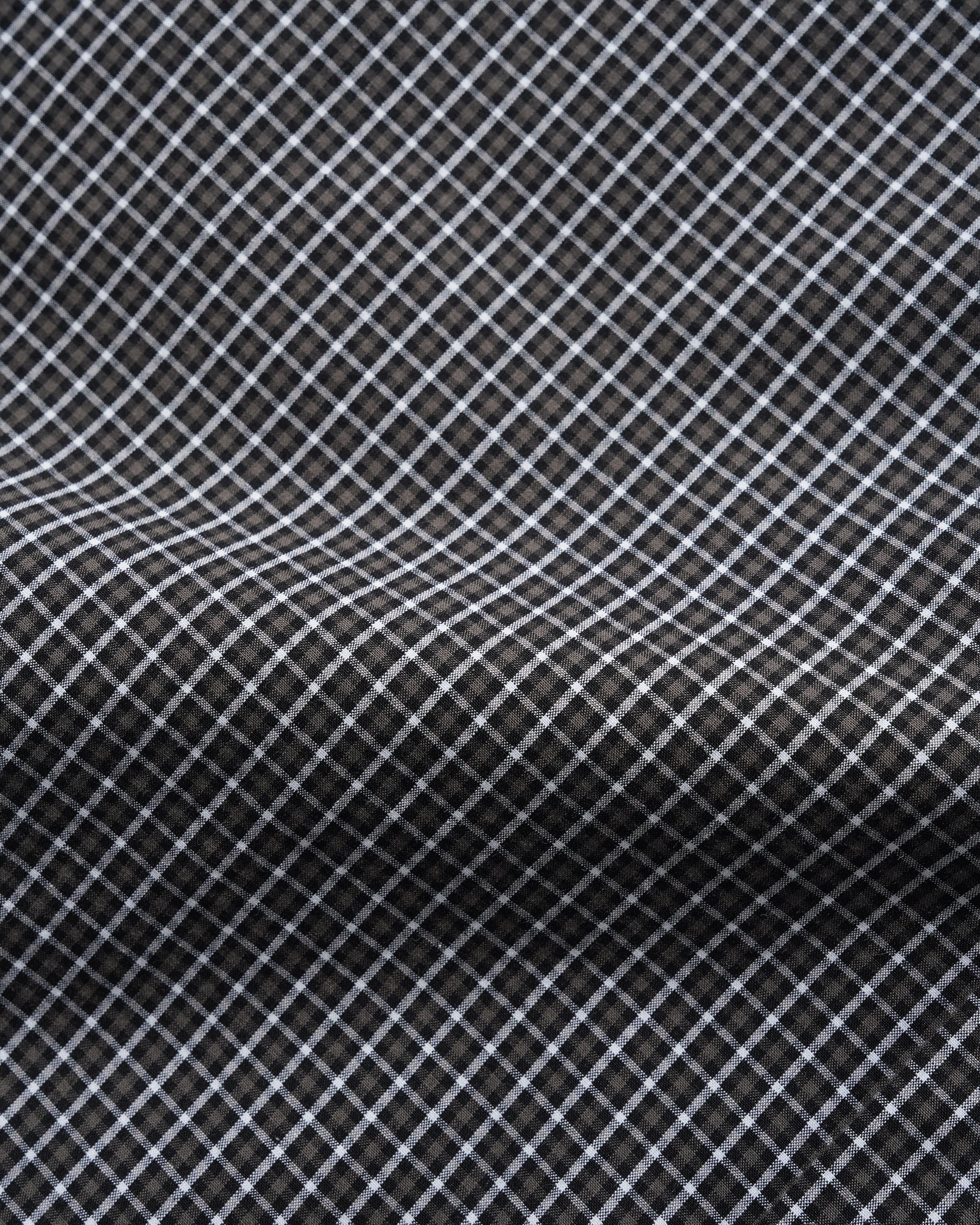"EQUIPMENT" BUTTON UP SHIRT (BLACK/GREY)-3