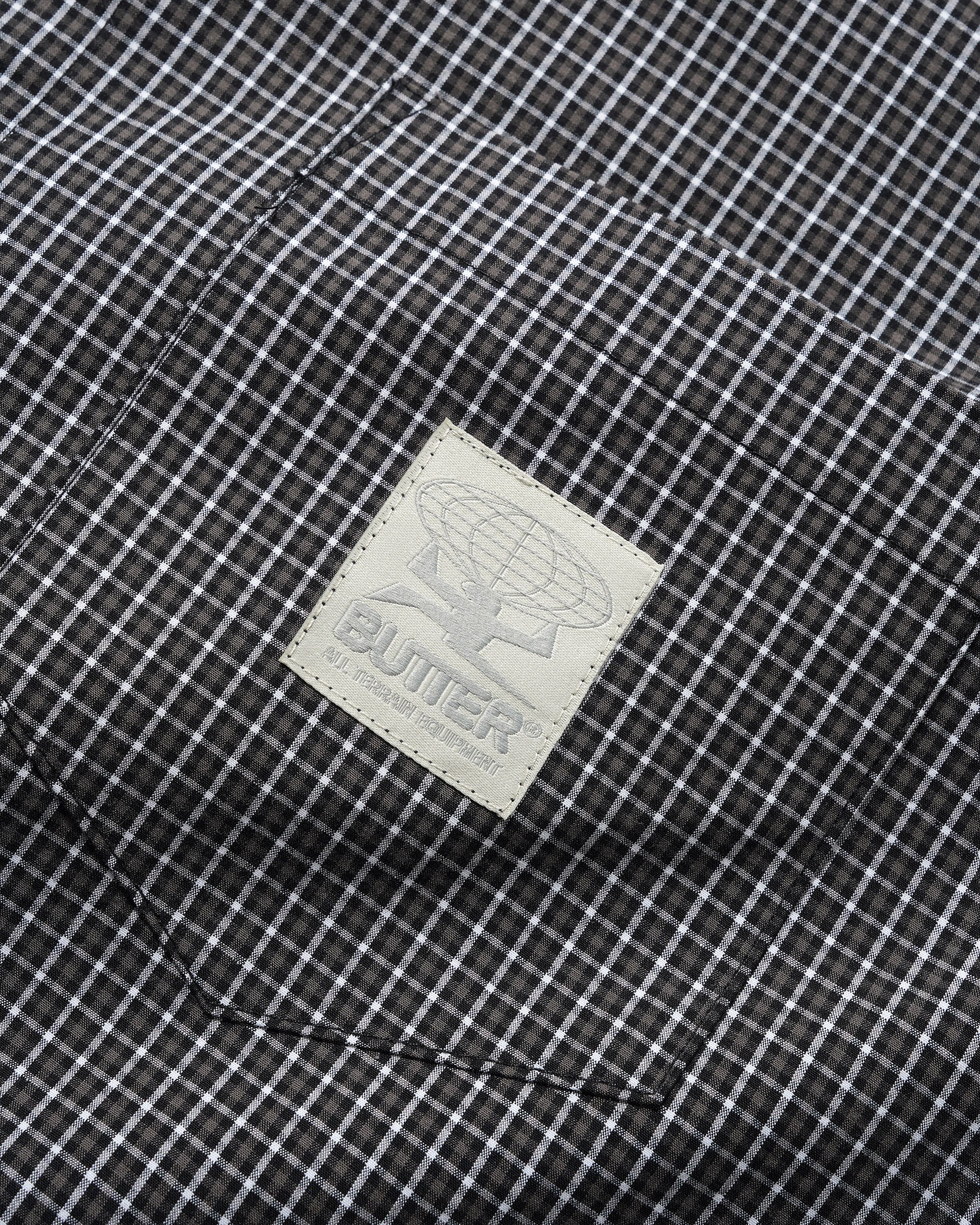 "EQUIPMENT" BUTTON UP SHIRT (BLACK/GREY)-4