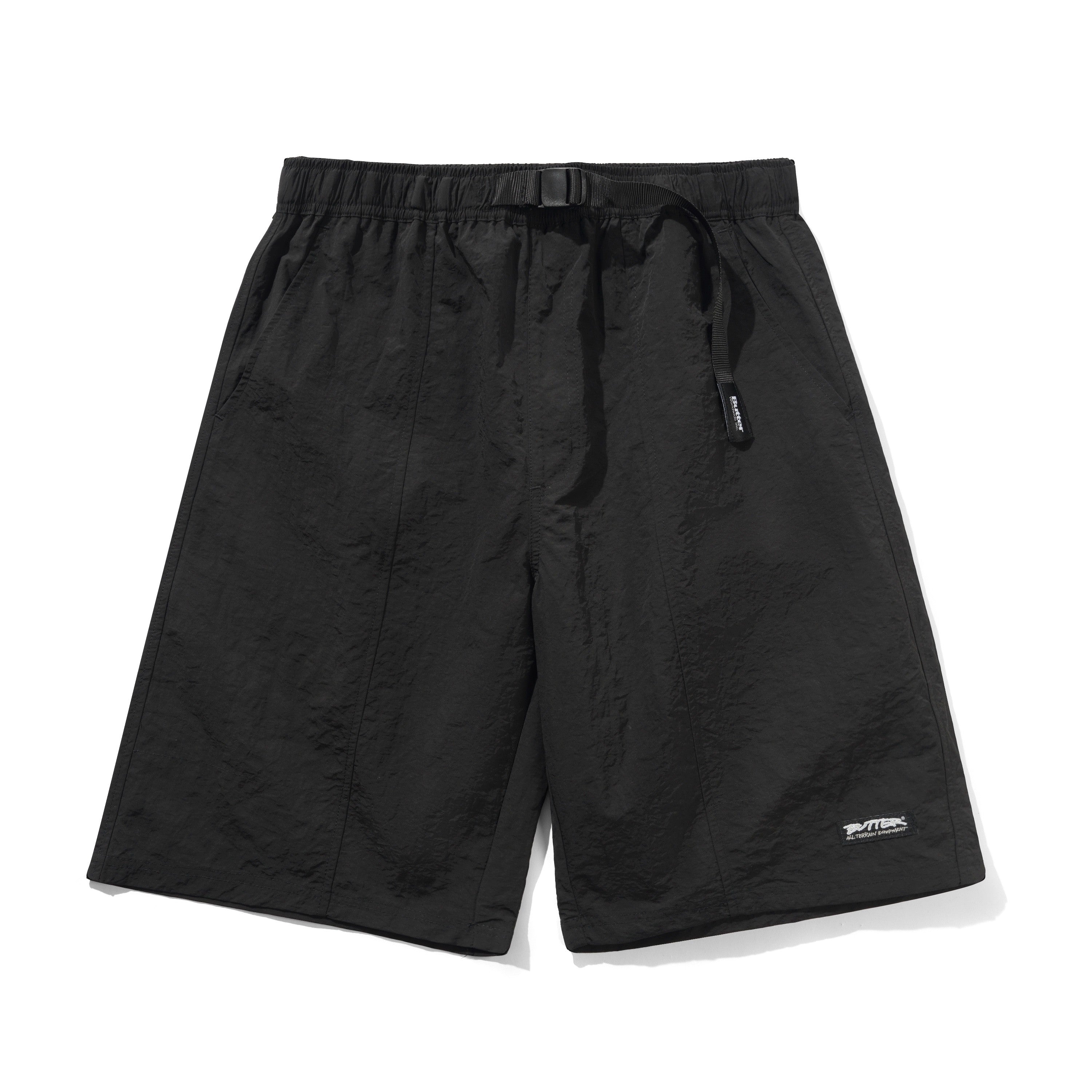 BUTTER GOODS - "EQUIPT" SHORTS (BLACK)