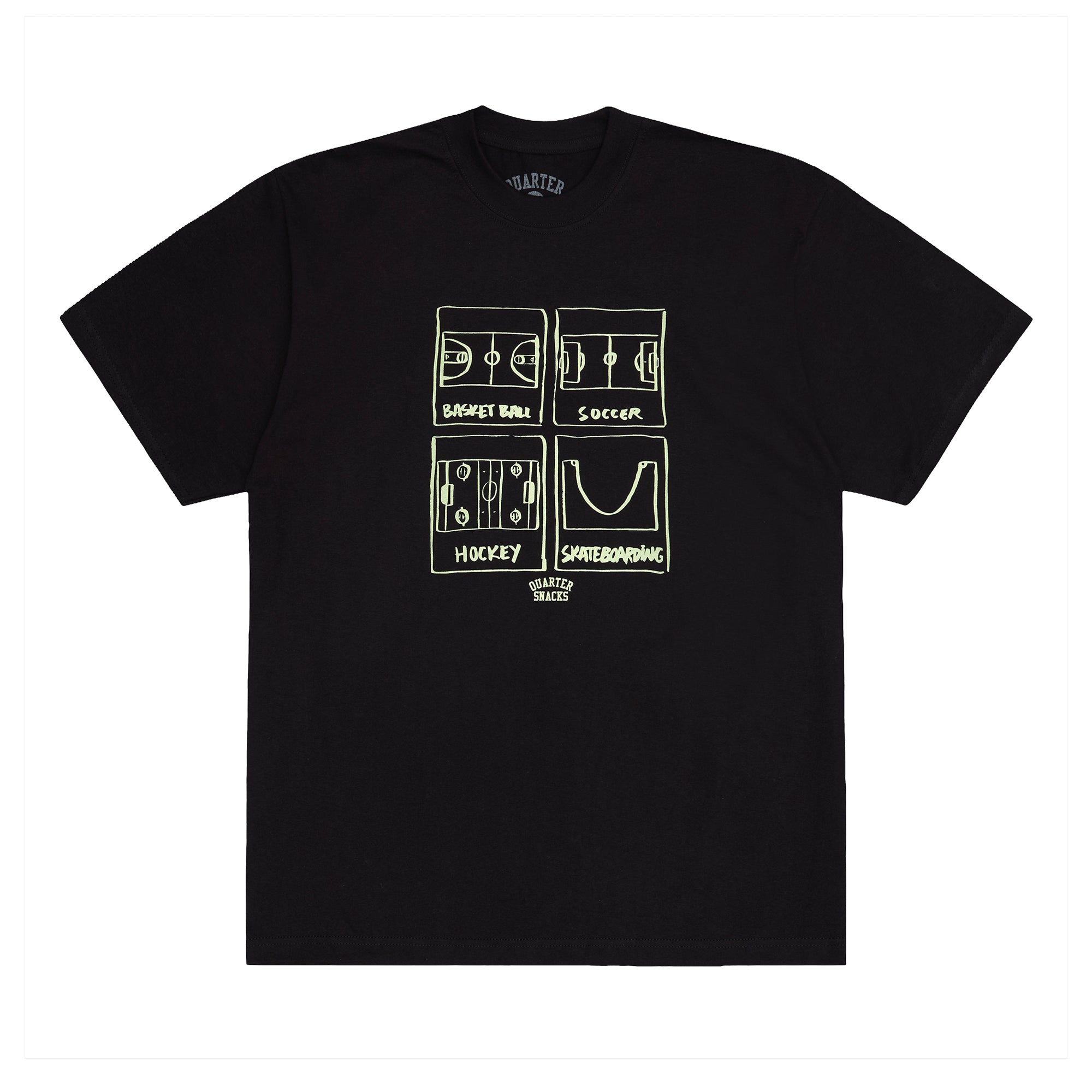 "SPORTS" T-SHIRT (BLACK)