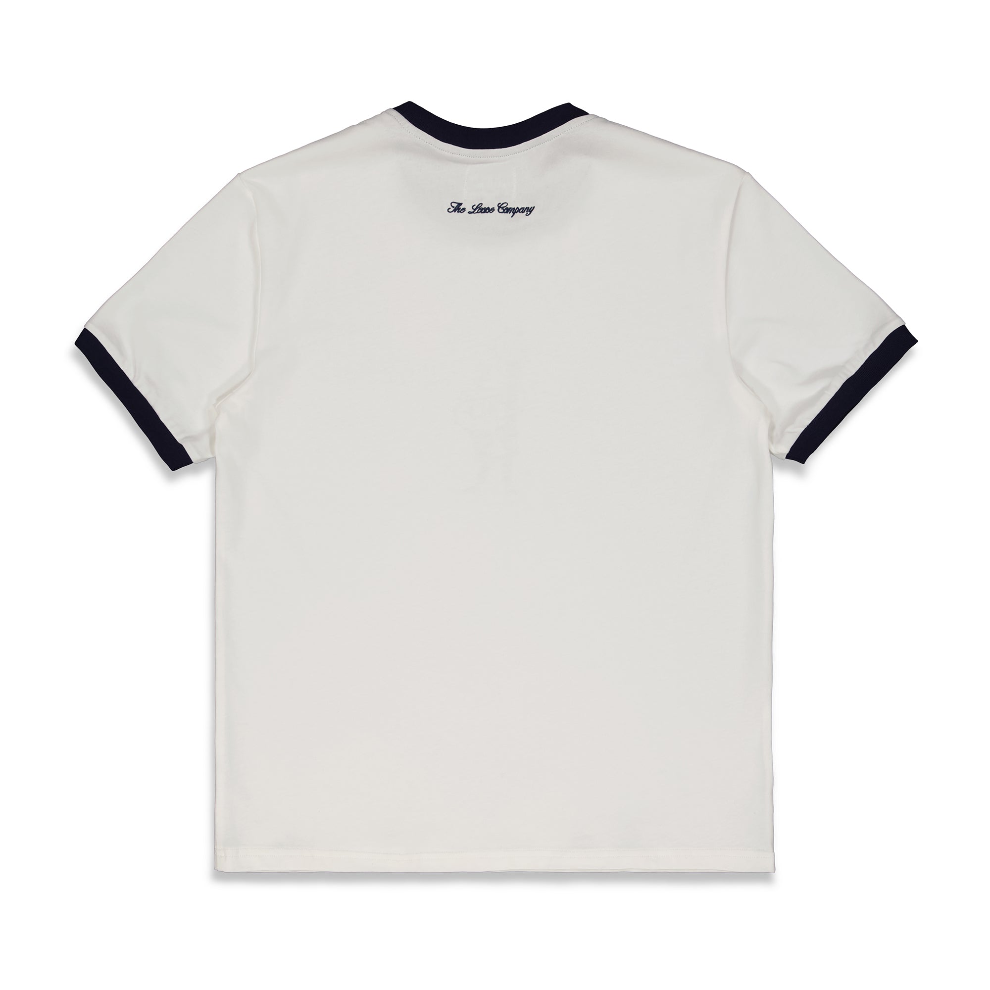 "FLASH" RINGER T-SHIRT (WHITE/NAVY)